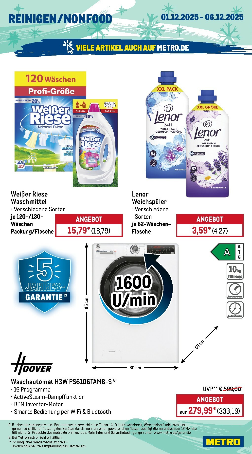 metro - Metro - Wochen-Angebote Gastro-Prospekt gültig vom 01.12. bis 06.12. - page: 16