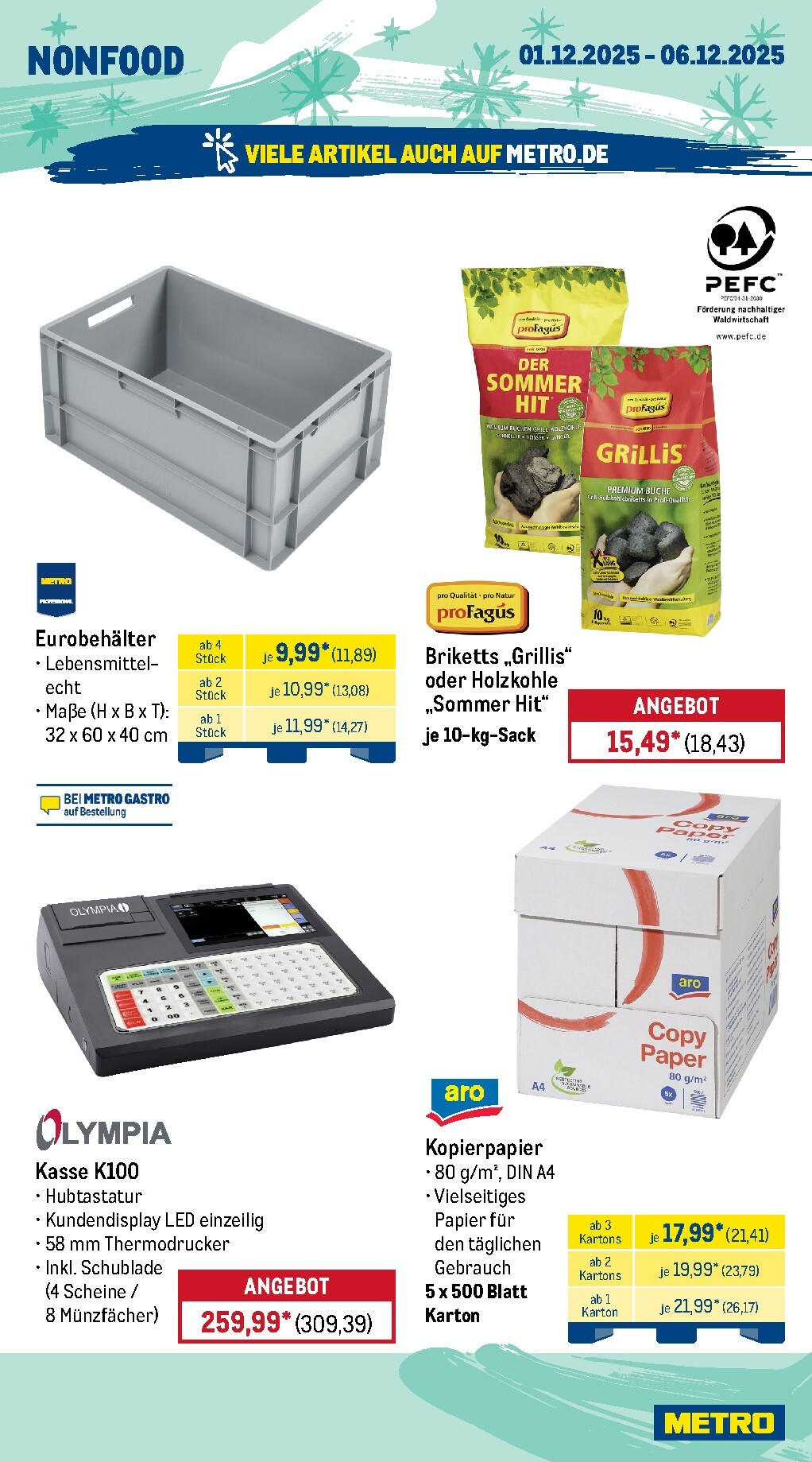 metro - Metro - Wochen-Angebote Gastro-Prospekt gültig vom 01.12. bis 06.12. - page: 19