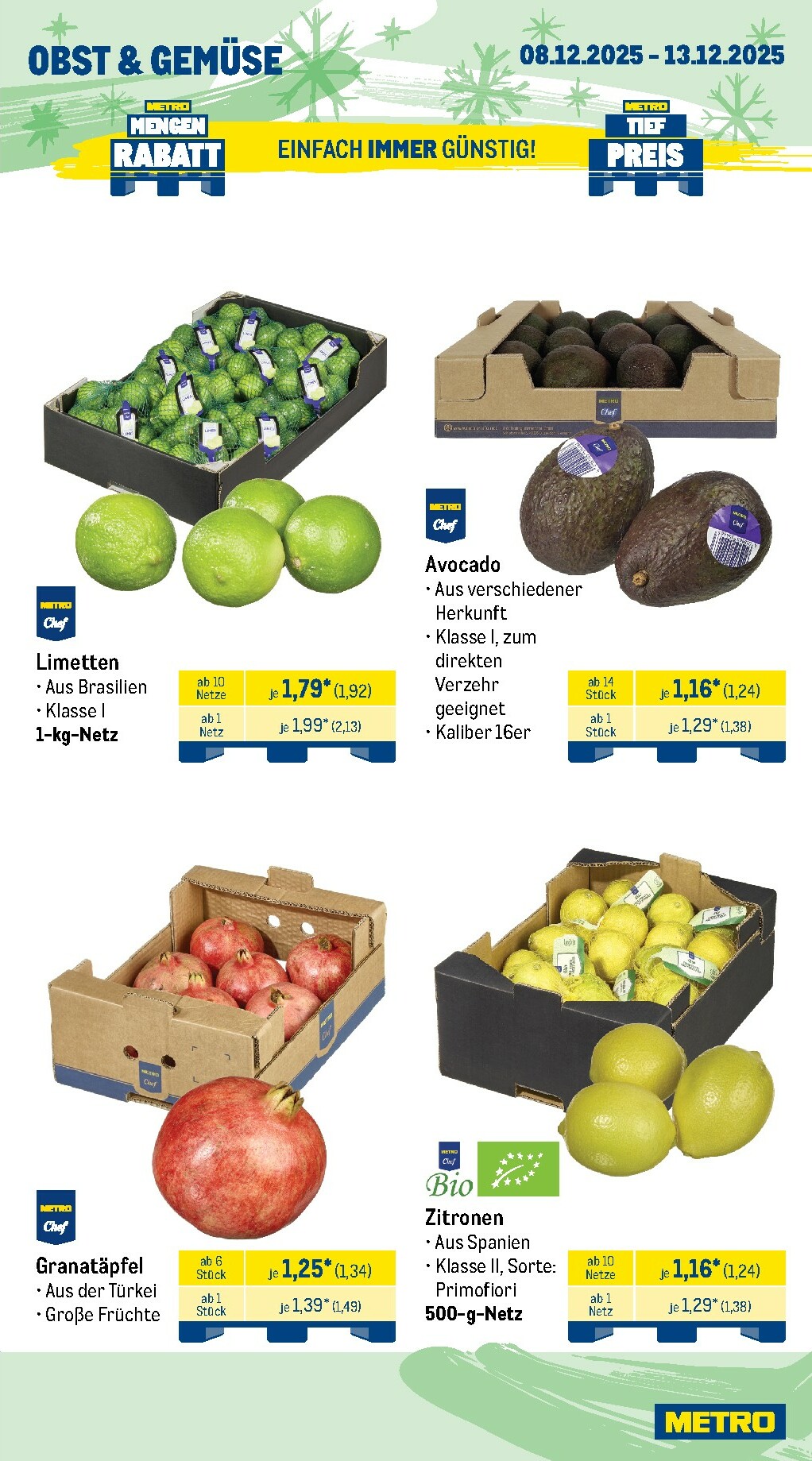metro - Metro - Wochen-Angebote-Prospekt gültig vom 08.12. bis 13.12. - page: 8