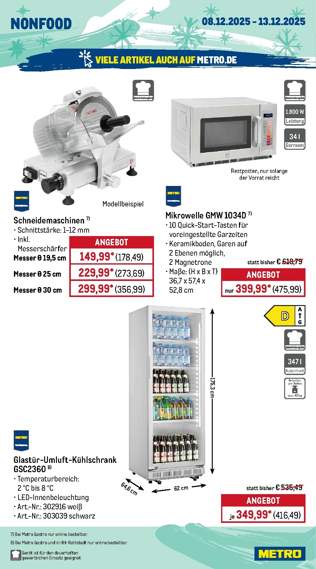 metro - Metro - Wochen-Angebote Gastro-Prospekt gültig vom 08.12. bis 13.12. - page: 19