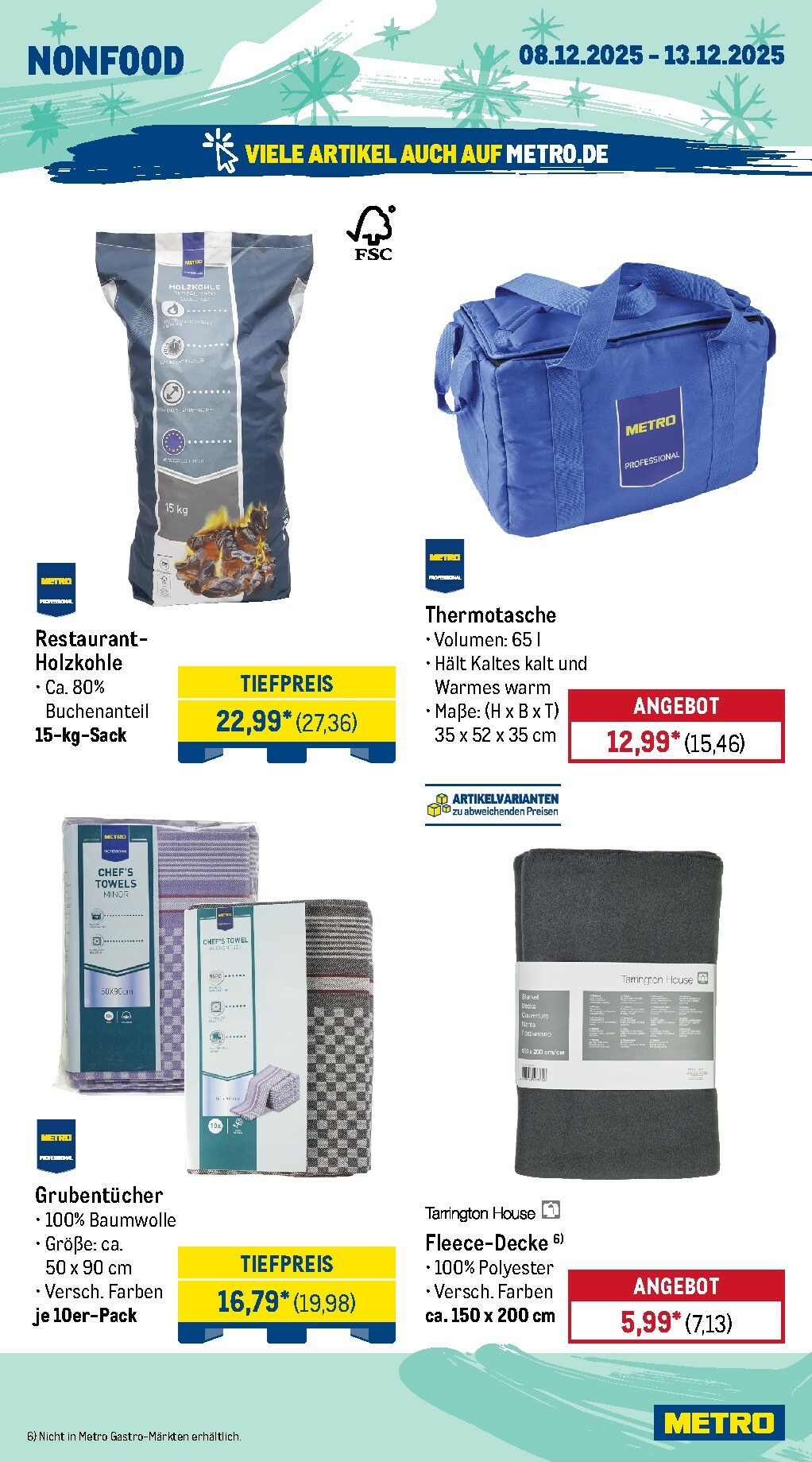 metro - Metro - Wochen-Angebote Gastro-Prospekt gültig vom 08.12. bis 13.12. - page: 21
