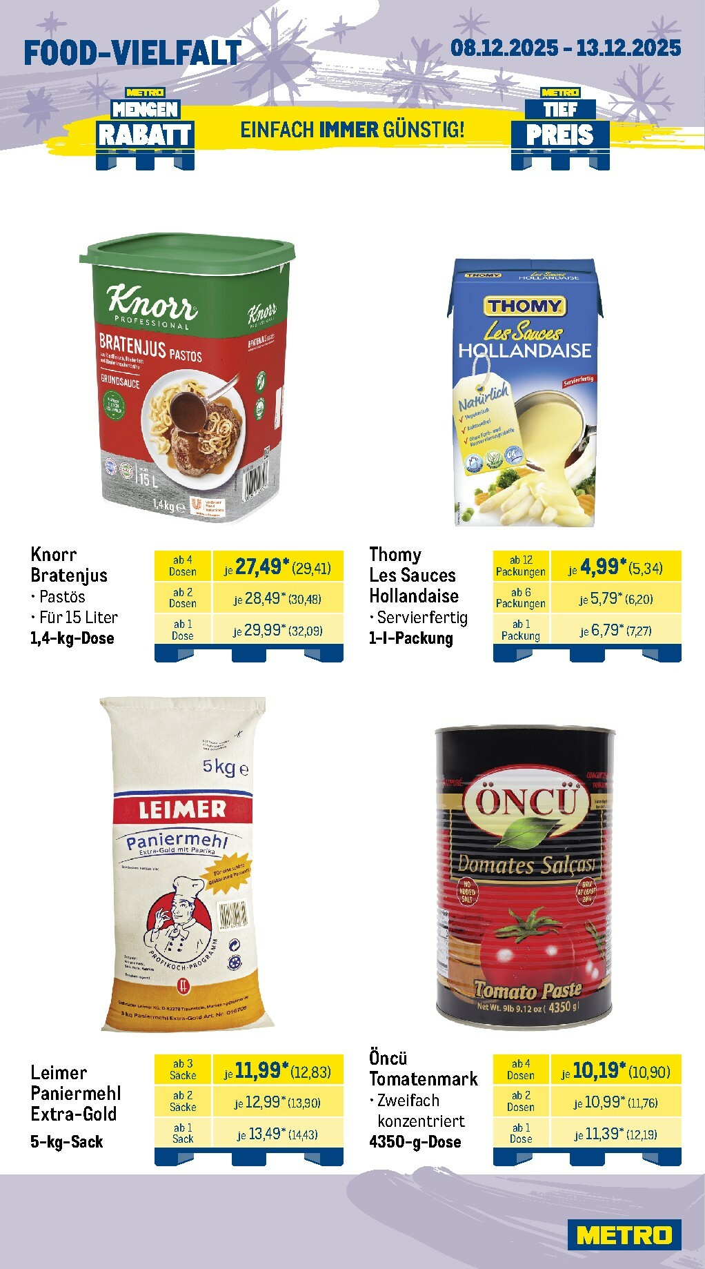 metro - Metro - Wochen-Angebote Gastro-Prospekt gültig vom 08.12. bis 13.12. - page: 13