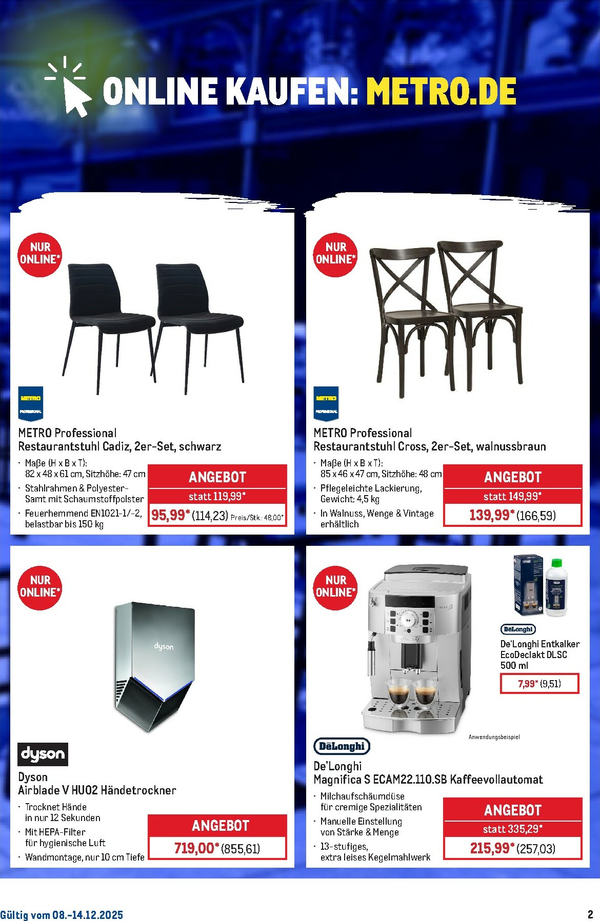 metro - Metro - Online: Wochen-Angebote-Prospekt gültig vom 08.12. bis 14.12. - page: 2