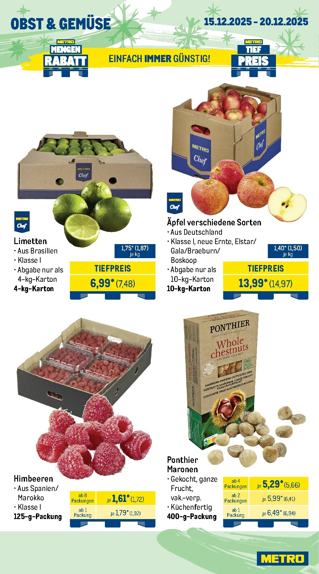 metro - Metro - Wochen-Angebote Gastro-Prospekt gültig vom 15.12. bis 20.12. - page: 8