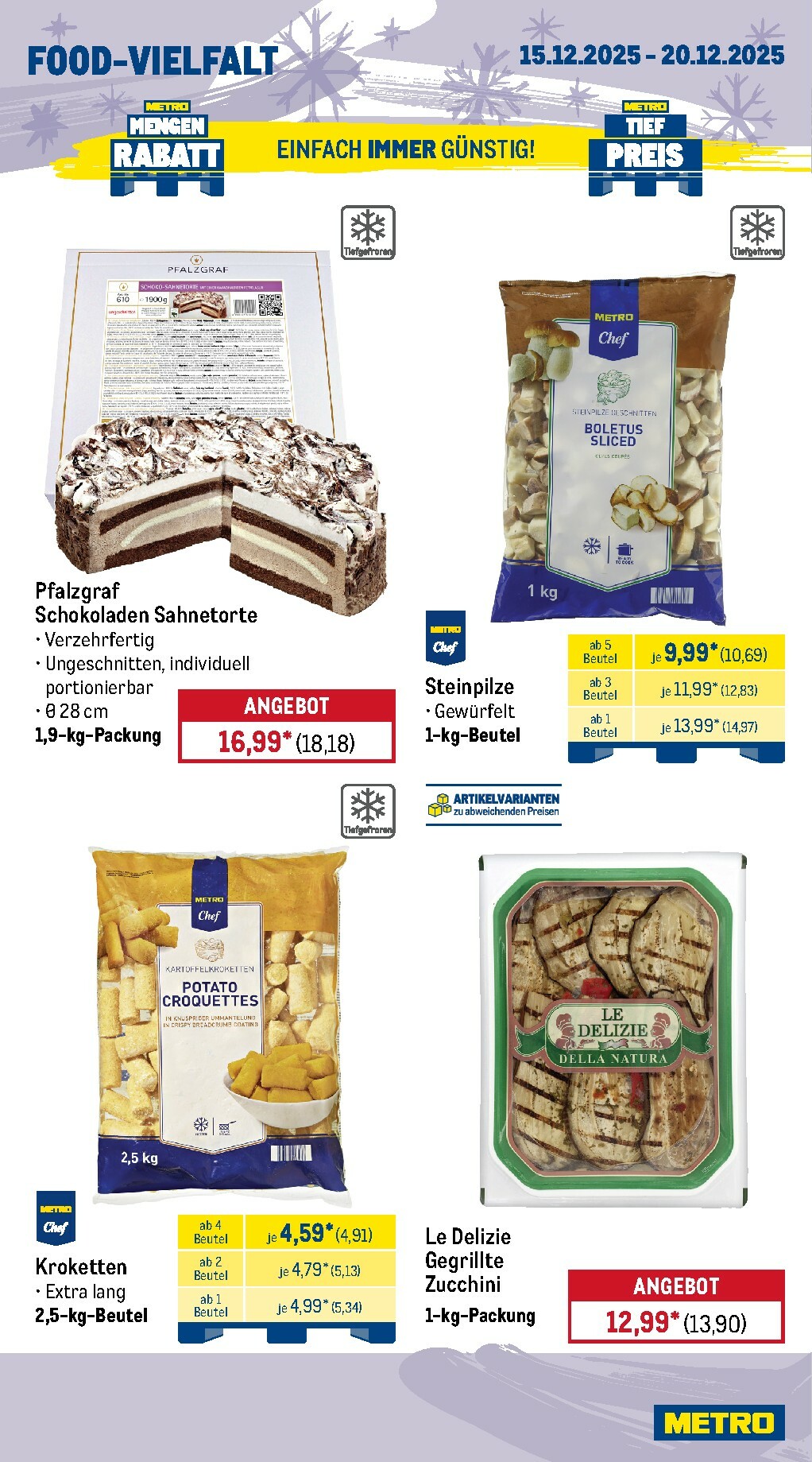 metro - Metro - Wochen-Angebote Gastro-Prospekt gültig vom 15.12. bis 20.12. - page: 12