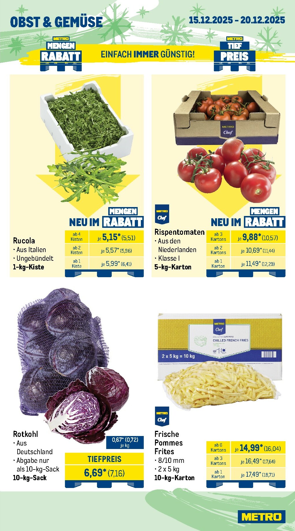metro - Metro - Wochen-Angebote Gastro-Prospekt gültig vom 15.12. bis 20.12. - page: 9