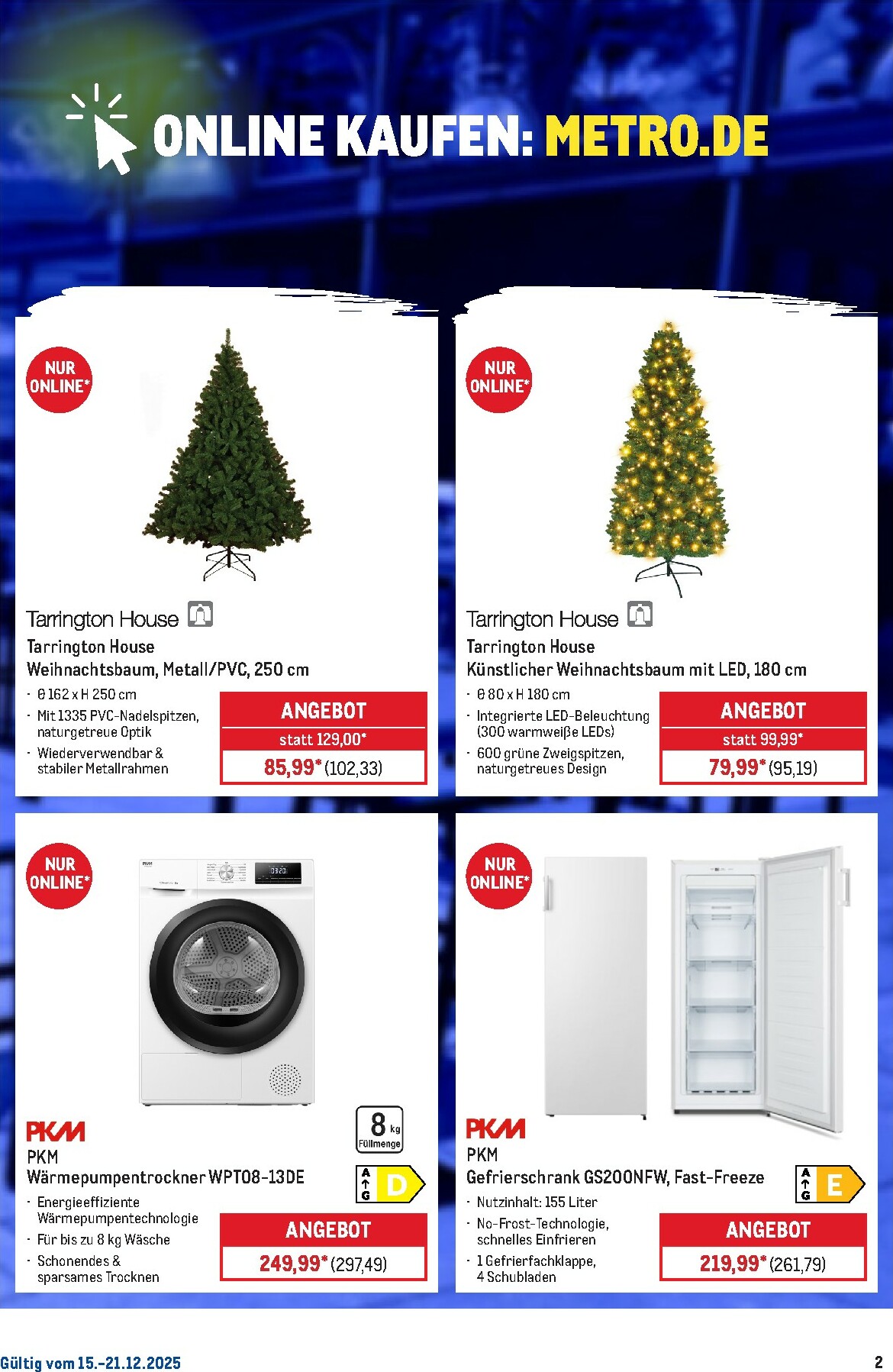 metro - Metro - Online: Wochen-Angebote-Prospekt gültig vom 15.12. bis 21.12. - page: 2