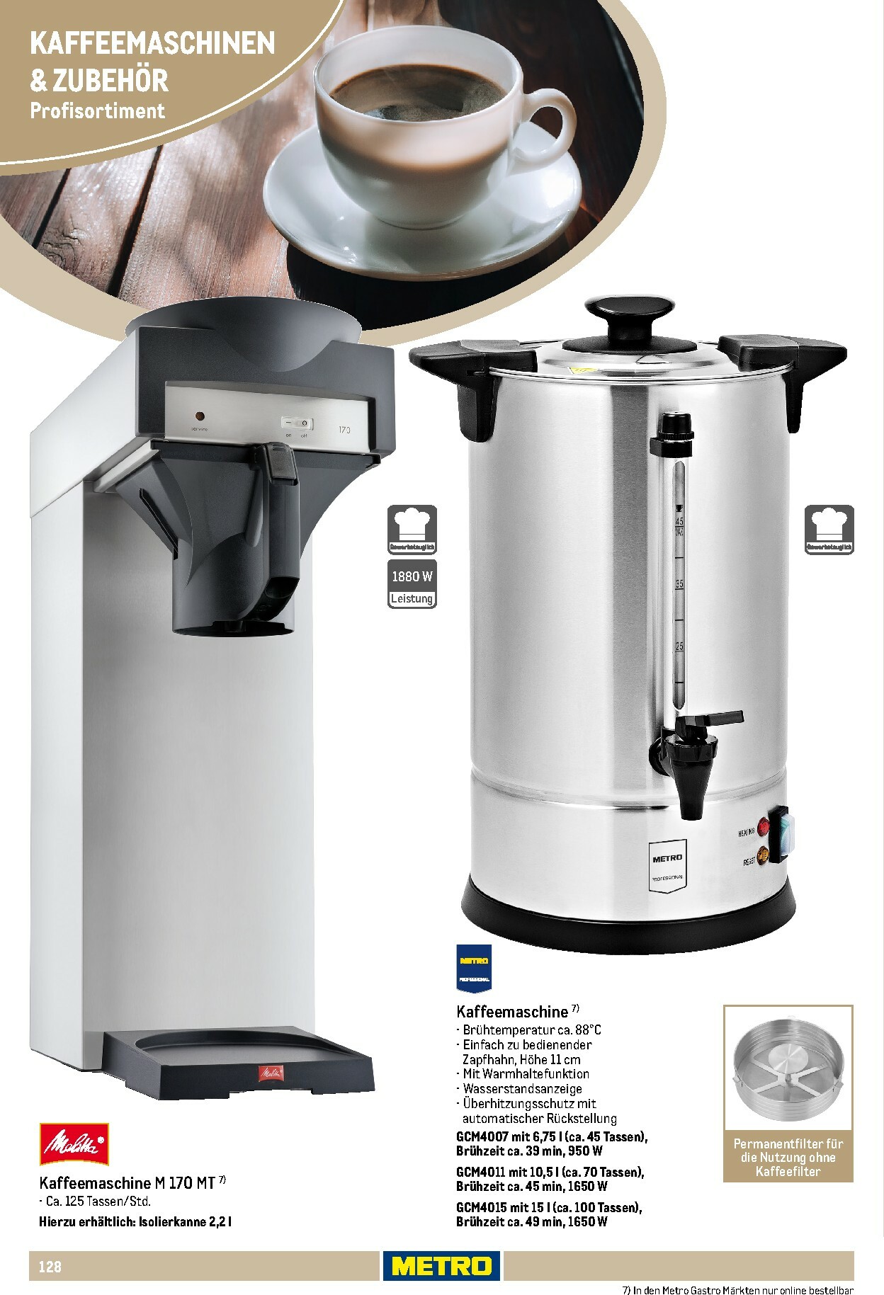 metro - Metro - Non Food Sortiment-Prospekt gültig vom 01.10. bis 31.03. - page: 128