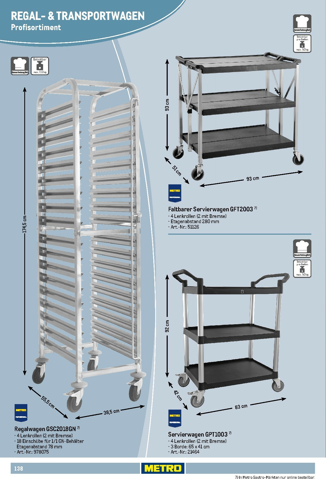 metro - Metro - Non Food Sortiment-Prospekt gültig vom 01.10. bis 31.03. - page: 138