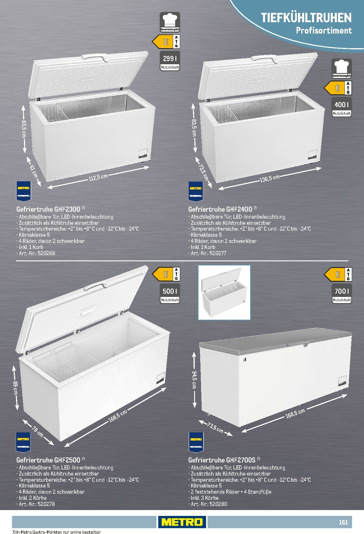 metro - Metro - Non Food Sortiment-Prospekt gültig vom 01.10. bis 31.03. - page: 161