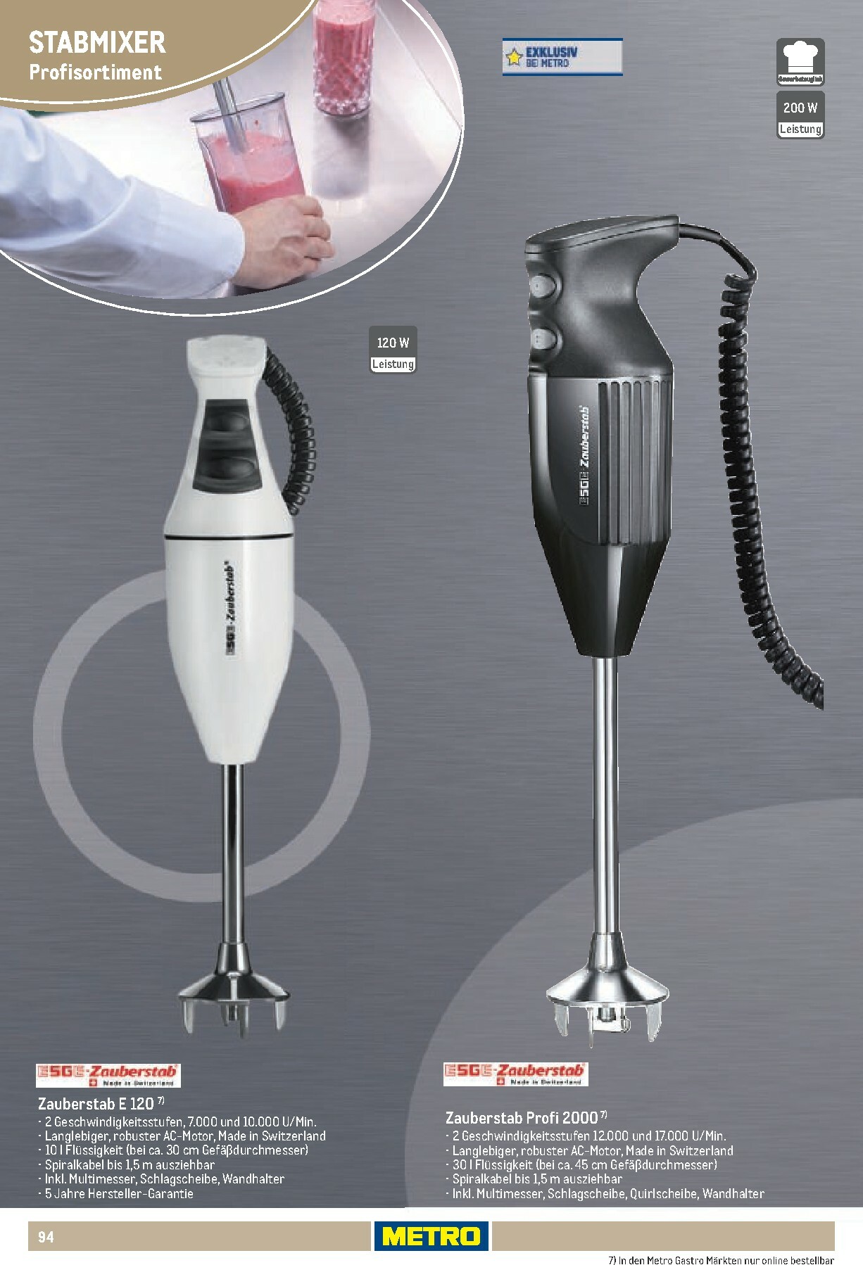 metro - Metro - Non Food Sortiment-Prospekt gültig vom 01.10. bis 31.03. - page: 94