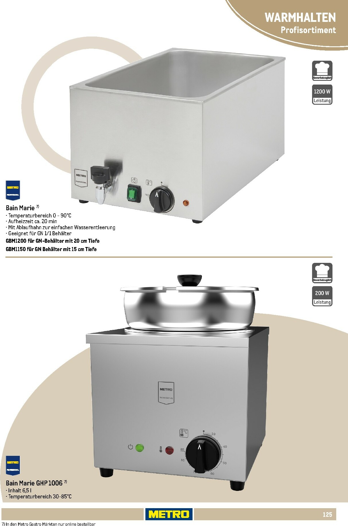 metro - Metro - Non Food Sortiment-Prospekt gültig vom 01.10. bis 31.03. - page: 125