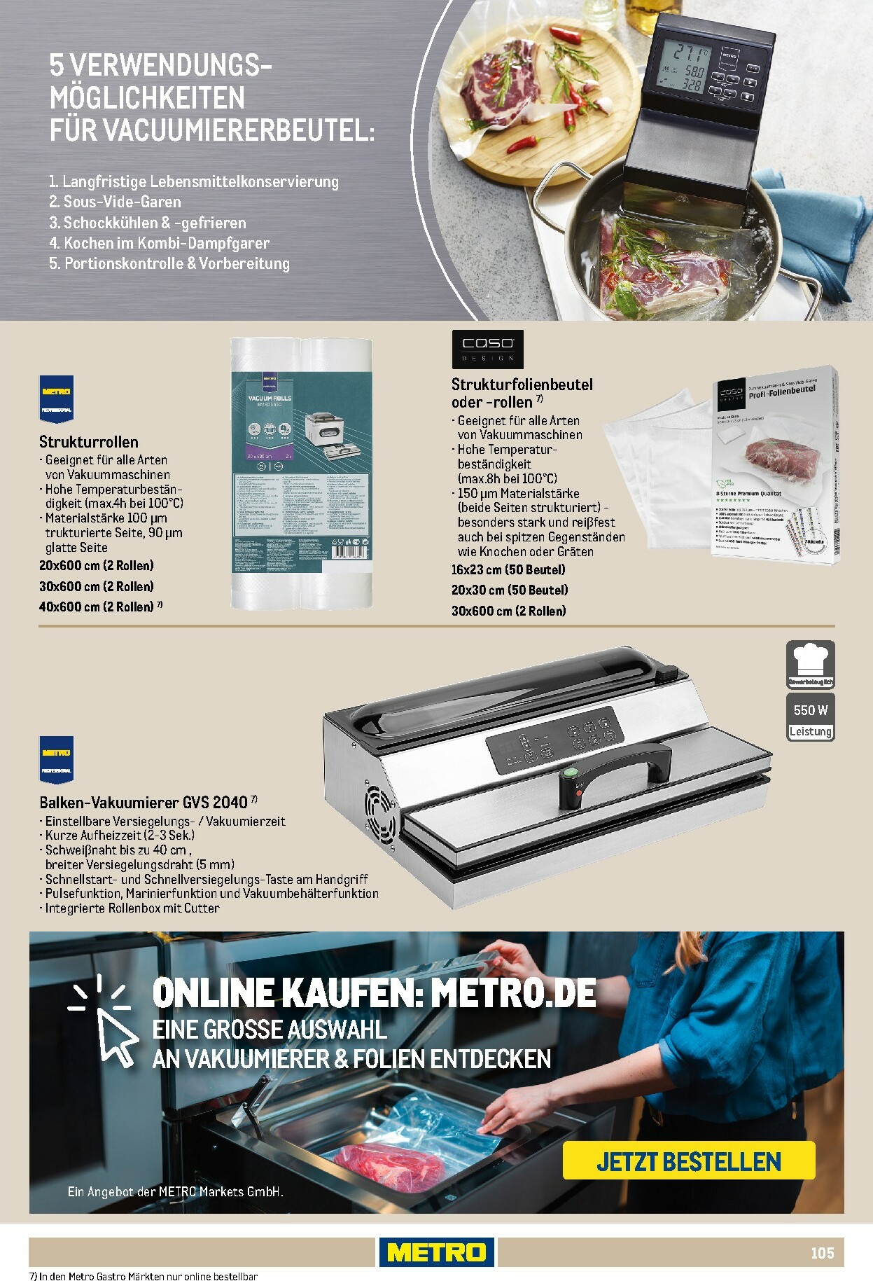 metro - Metro - Non Food Sortiment-Prospekt gültig vom 01.10. bis 31.03. - page: 105