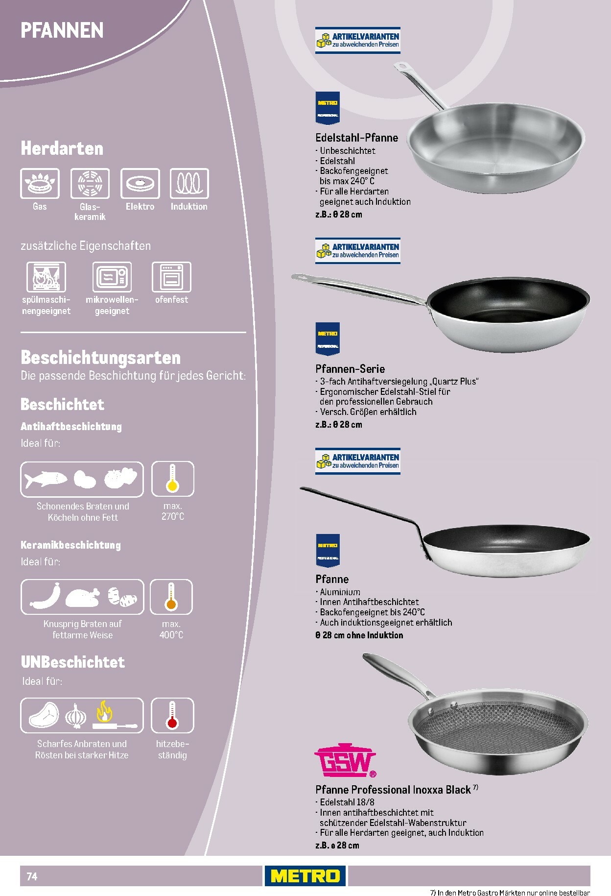 metro - Metro - Non Food Sortiment-Prospekt gültig vom 01.10. bis 31.03. - page: 74