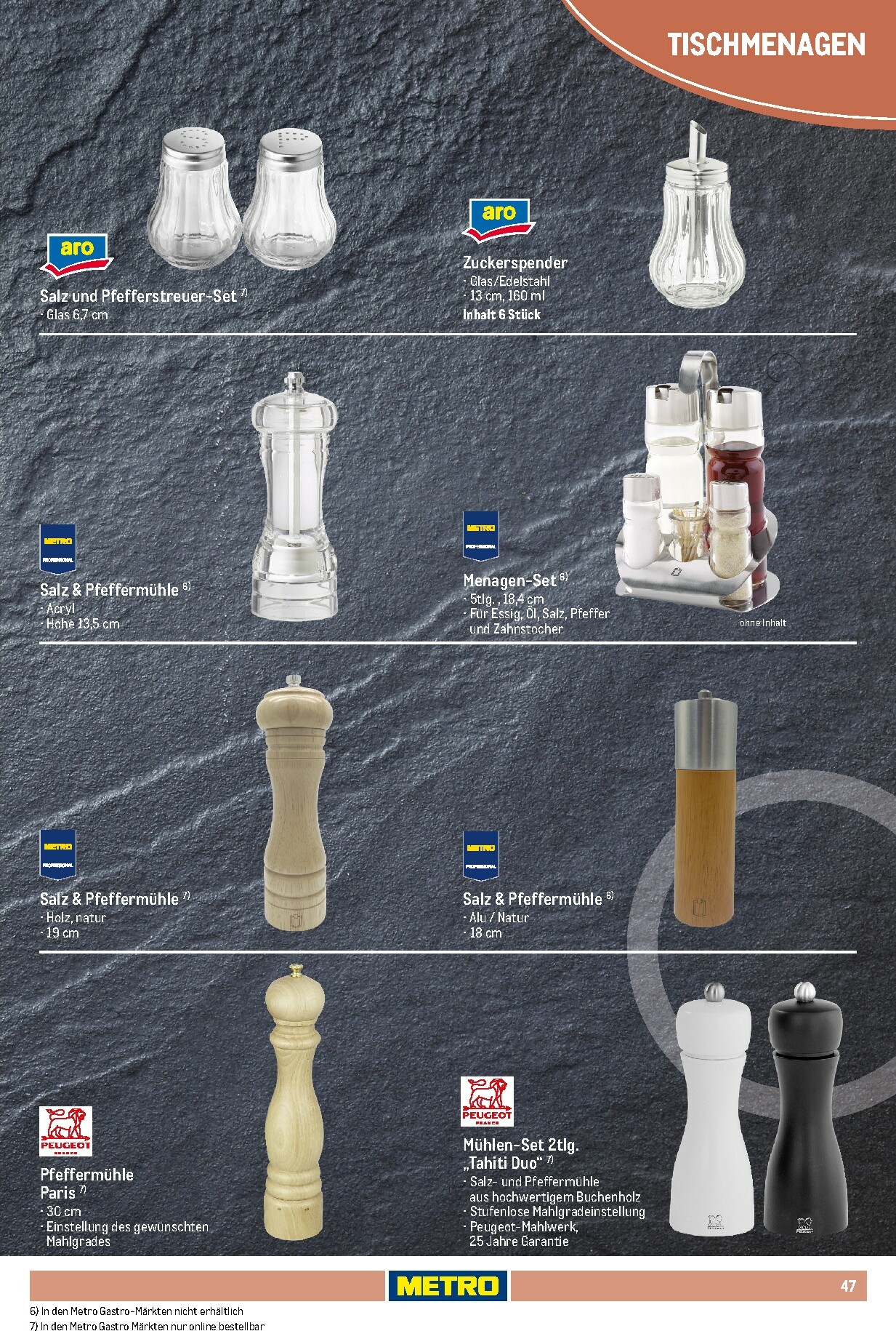 metro - Metro - Non Food Sortiment-Prospekt gültig vom 01.10. bis 31.03. - page: 47