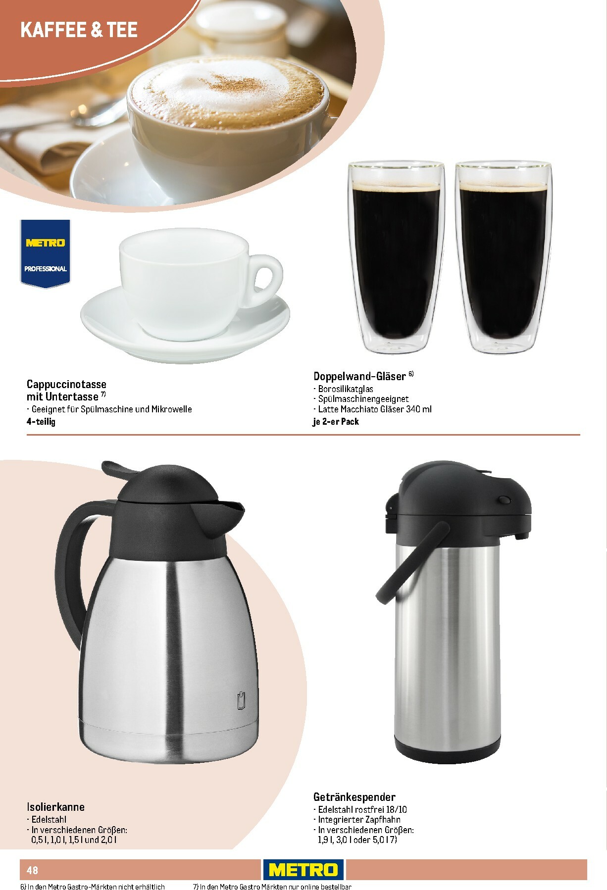 metro - Metro - Non Food Sortiment-Prospekt gültig vom 01.10. bis 31.03. - page: 48