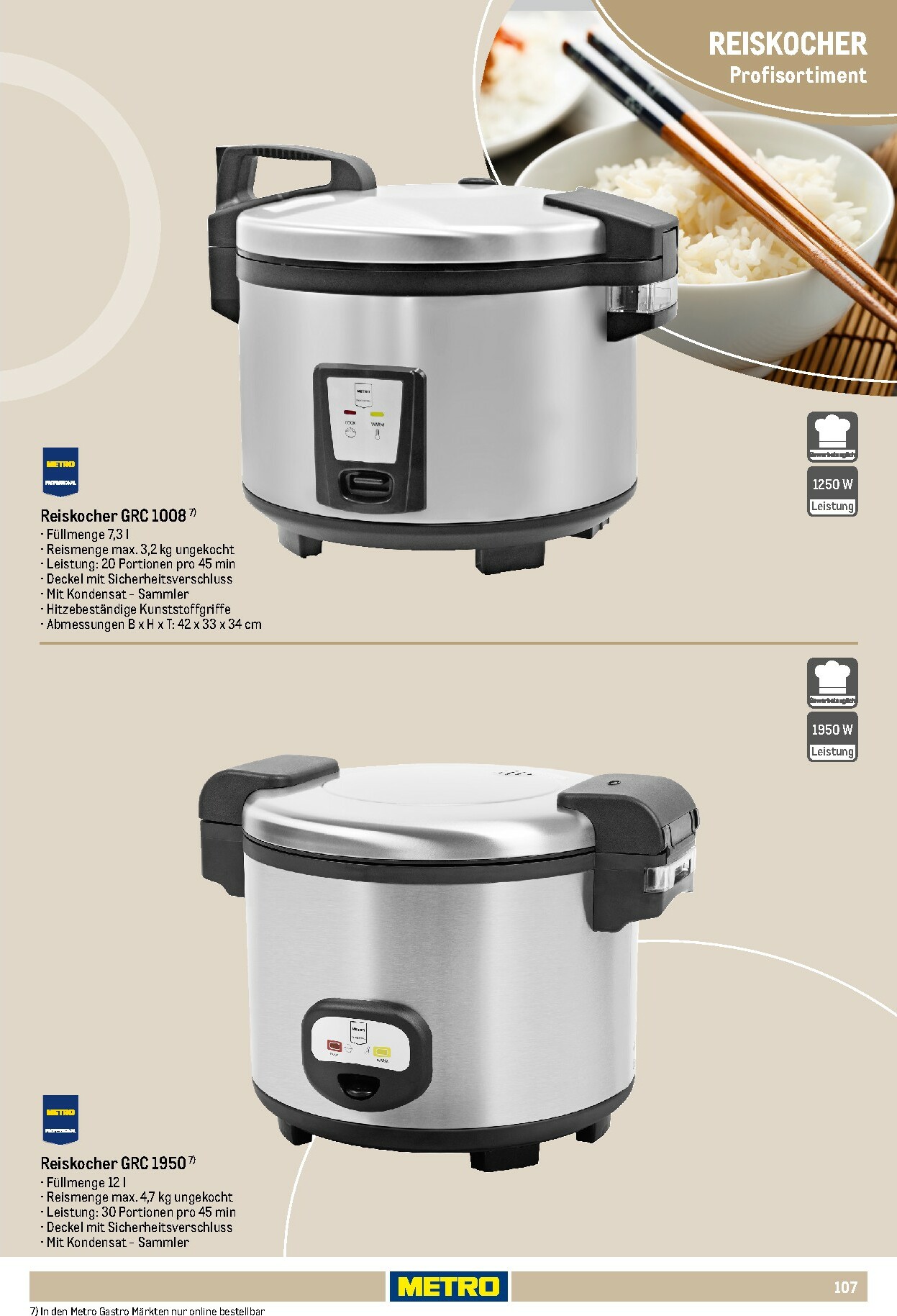 metro - Metro - Non Food Sortiment-Prospekt gültig vom 01.10. bis 31.03. - page: 107