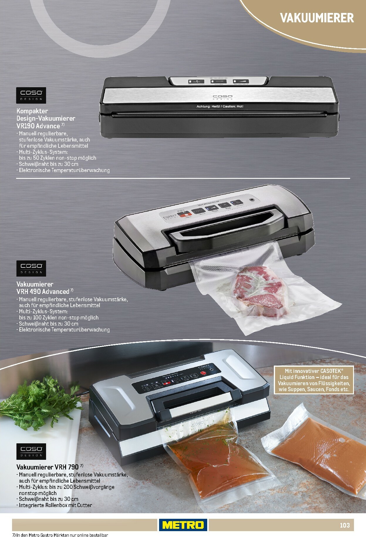 metro - Metro - Non Food Sortiment-Prospekt gültig vom 01.10. bis 31.03. - page: 103