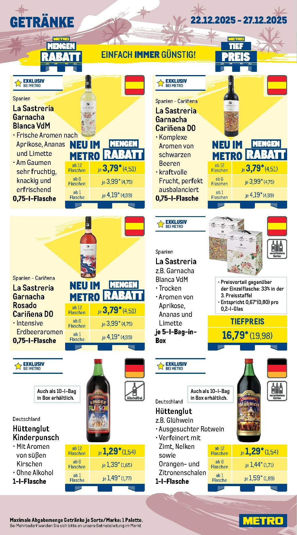 metro - Metro - Wochen-Angebote-Prospekt gültig vom 22.12. bis 27.12. - page: 18