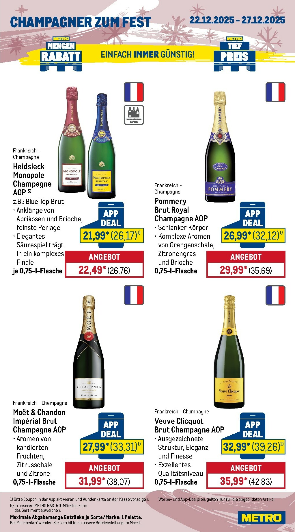 metro - Metro - Wochen-Angebote Gastro-Prospekt gültig vom 22.12. bis 27.12. - page: 17