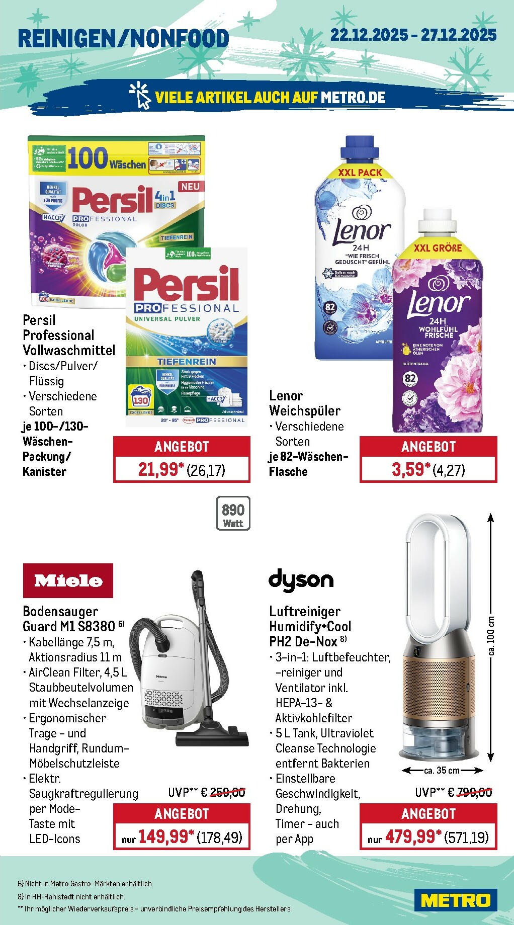 metro - Metro - Wochen-Angebote Gastro-Prospekt gültig vom 22.12. bis 27.12. - page: 19