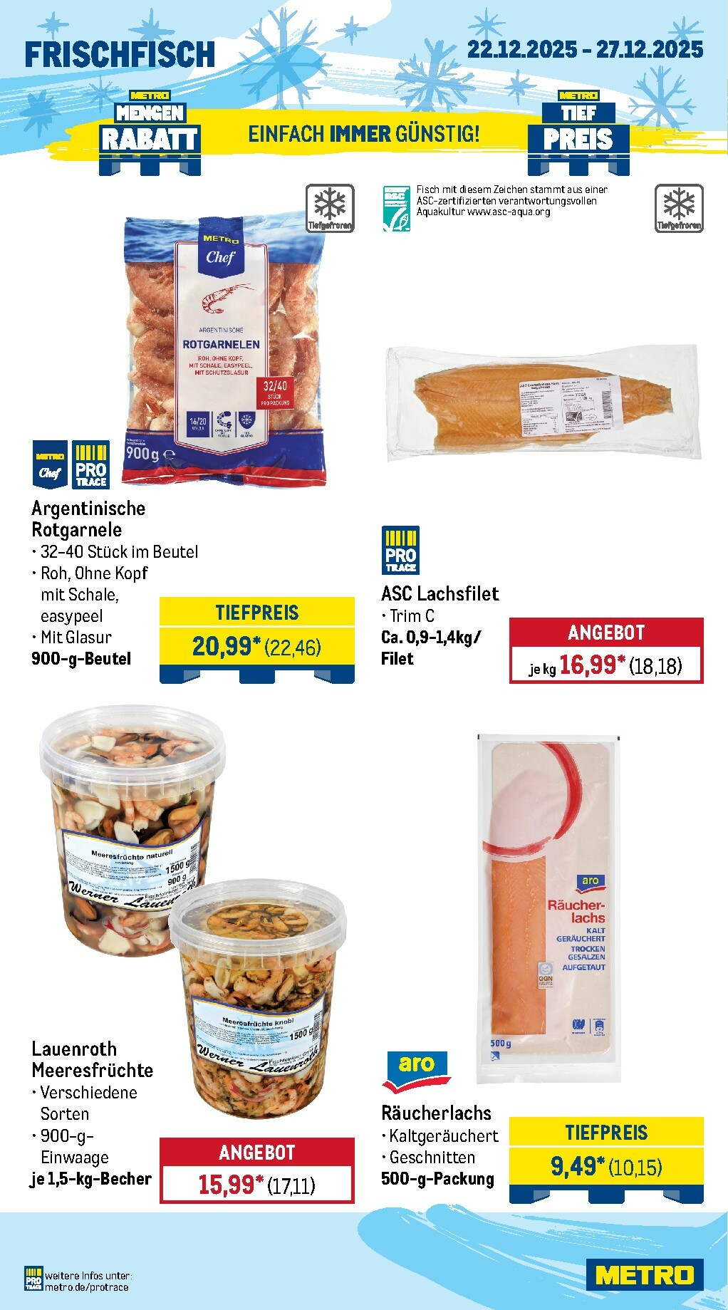 metro - Metro - Wochen-Angebote Gastro-Prospekt gültig vom 22.12. bis 27.12. - page: 6