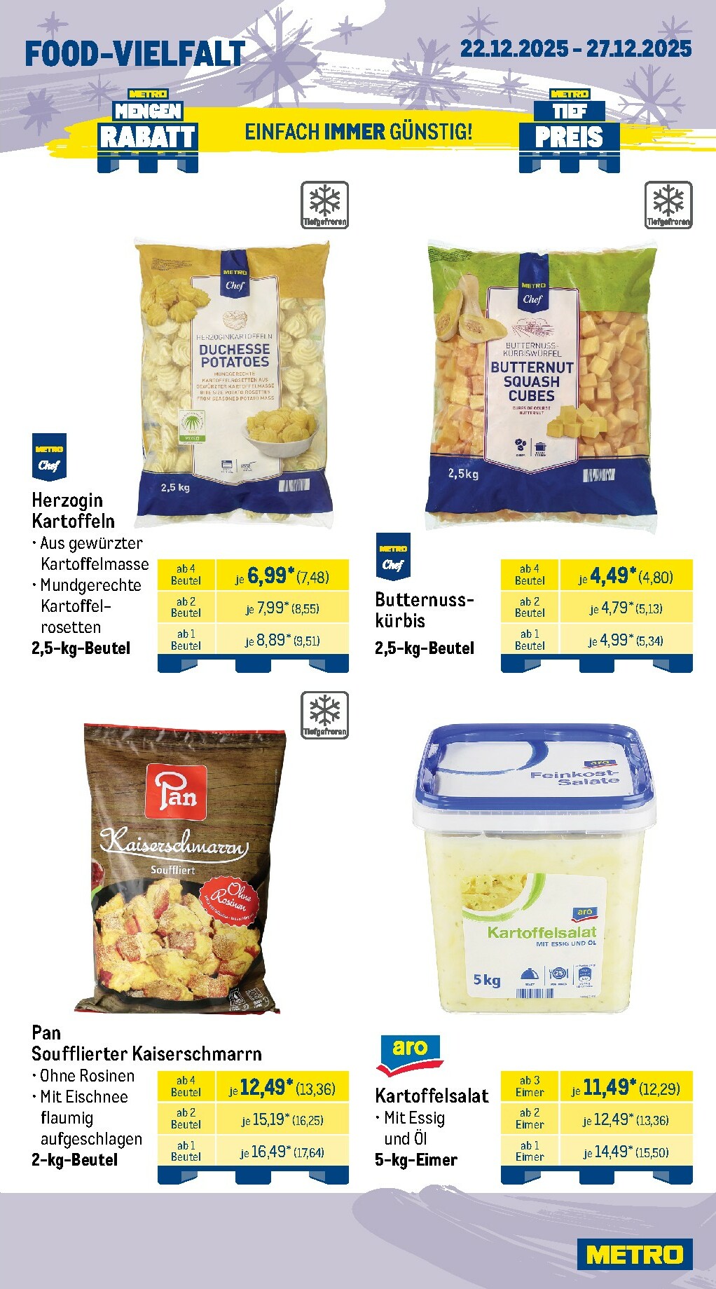 metro - Metro - Wochen-Angebote Gastro-Prospekt gültig vom 22.12. bis 27.12. - page: 11