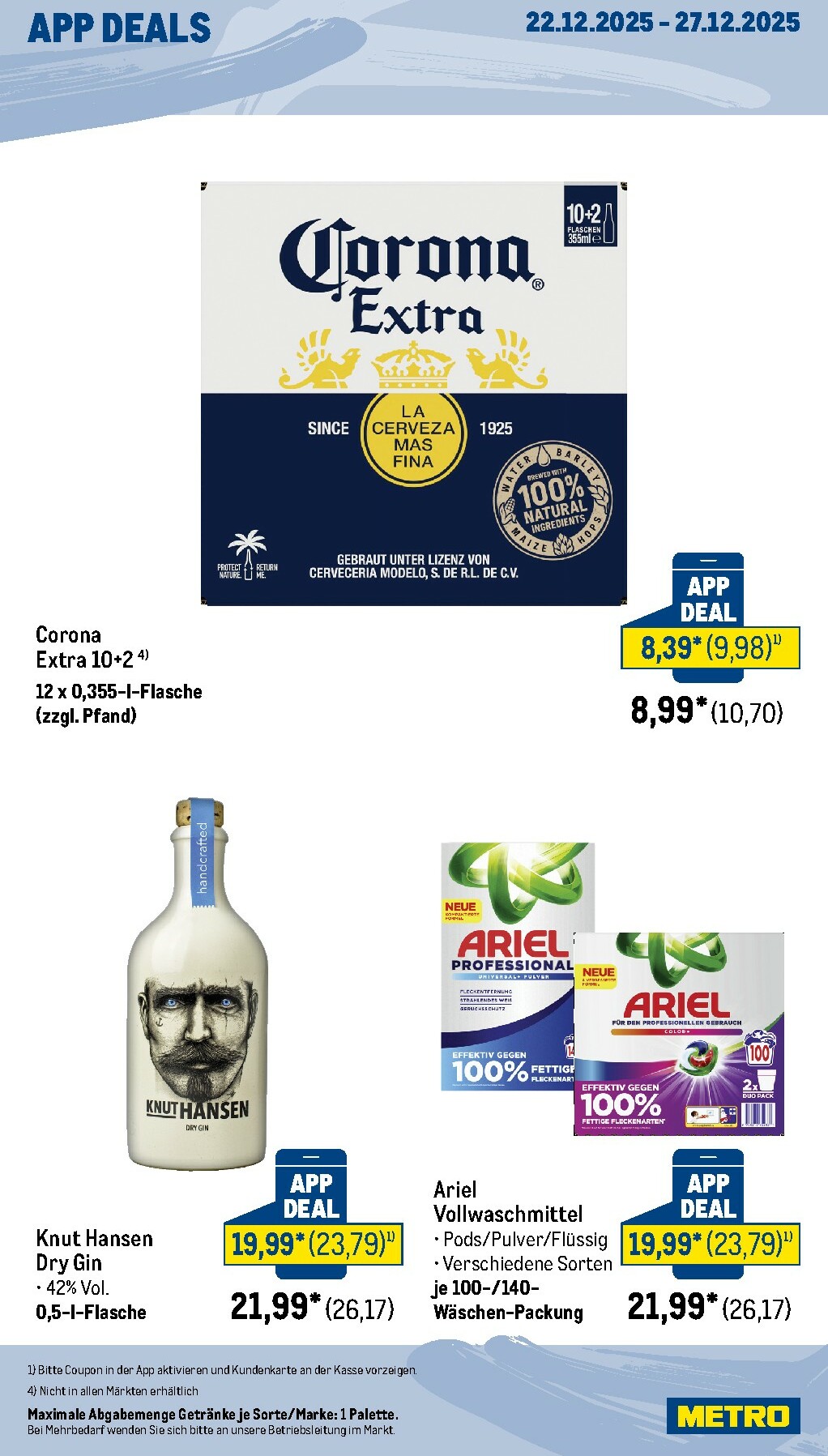 metro - Metro - App-Deals-Prospekt gültig vom 22.12. bis 27.12. - page: 2