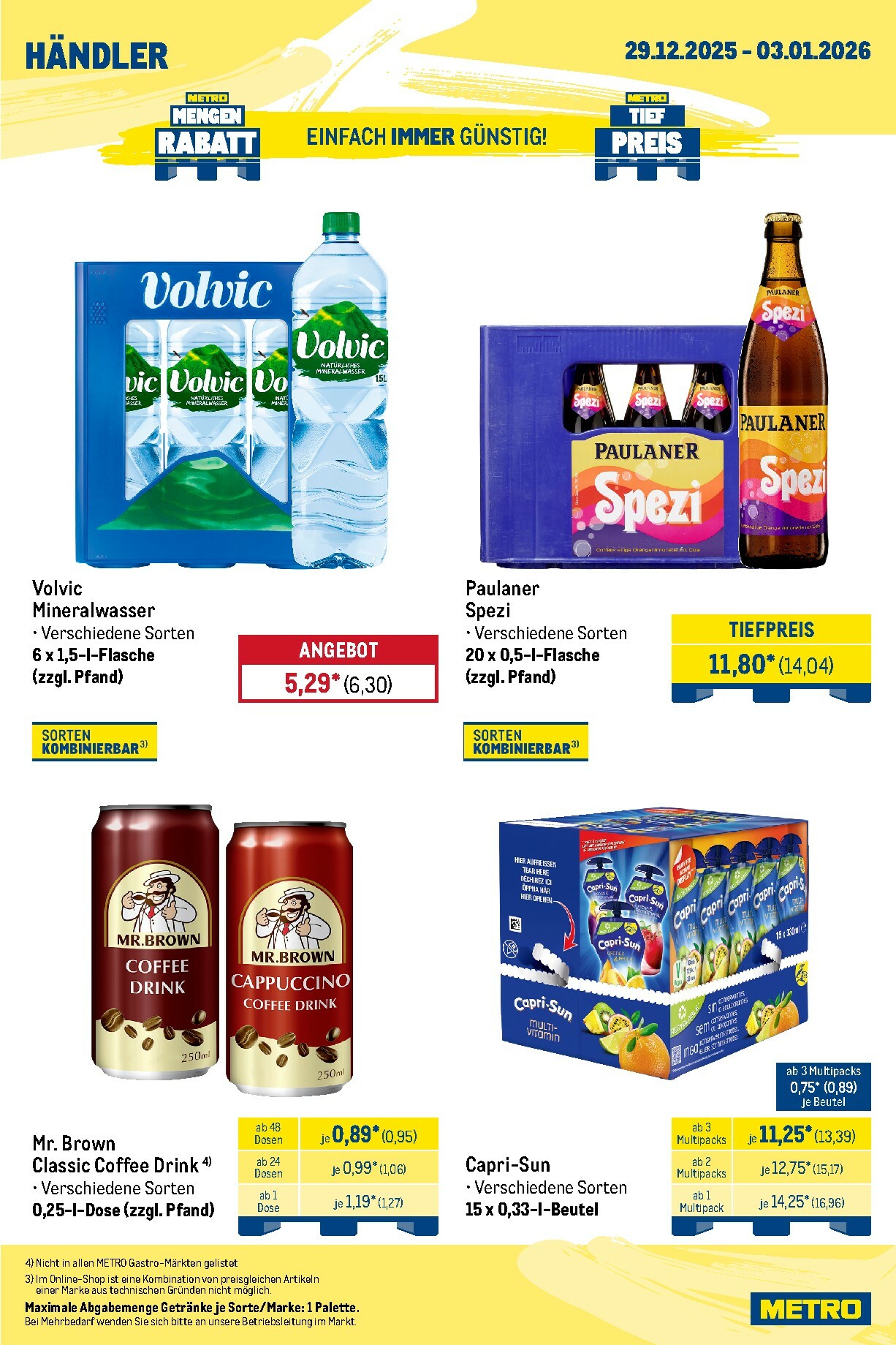 metro - Metro - Wochen-Angebote Händler-Prospekt gültig vom 29.12. bis 03.01. - page: 3