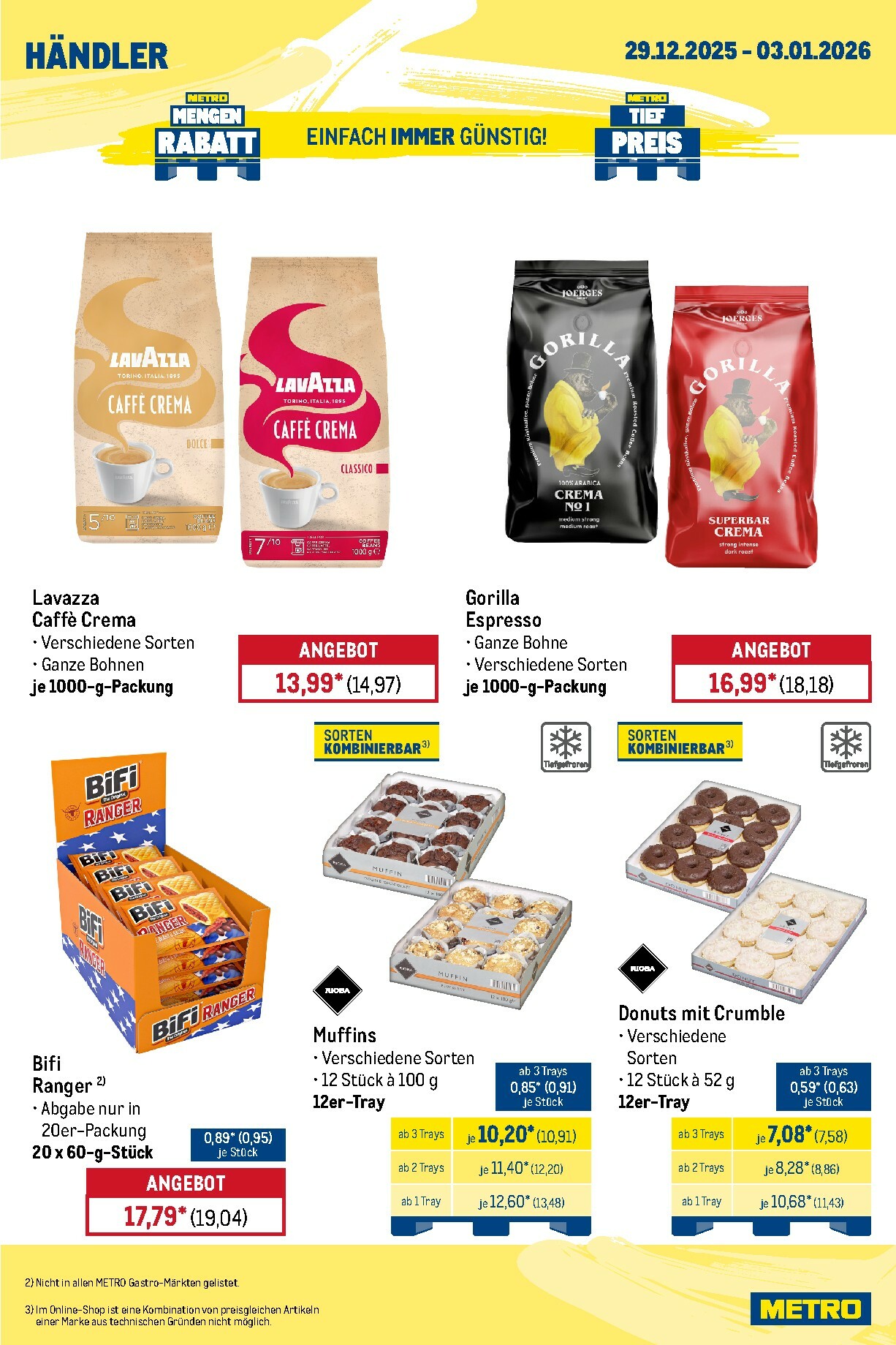 metro - Metro - Wochen-Angebote Händler-Prospekt gültig vom 29.12. bis 03.01. - page: 8