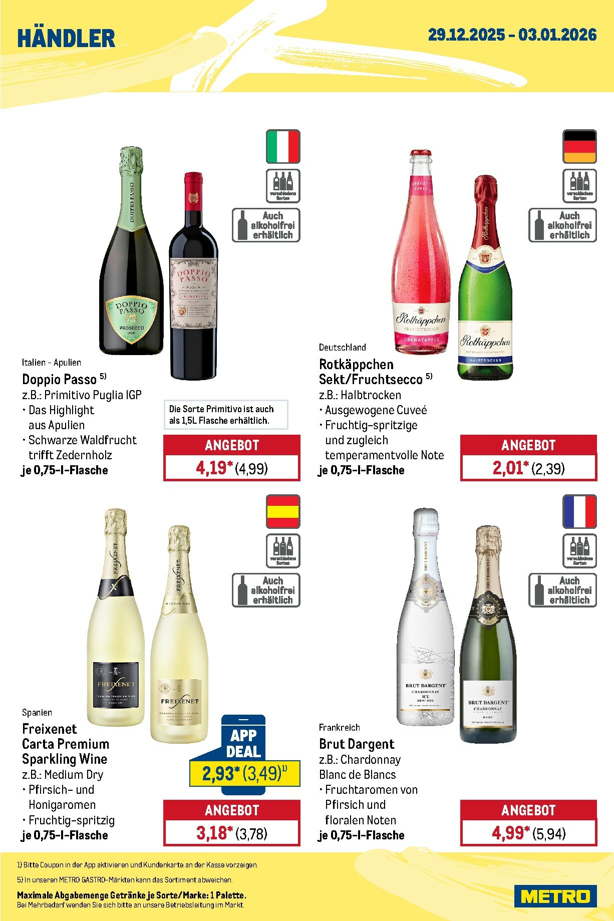 metro - Metro - Wochen-Angebote Händler-Prospekt gültig vom 29.12. bis 03.01. - page: 7