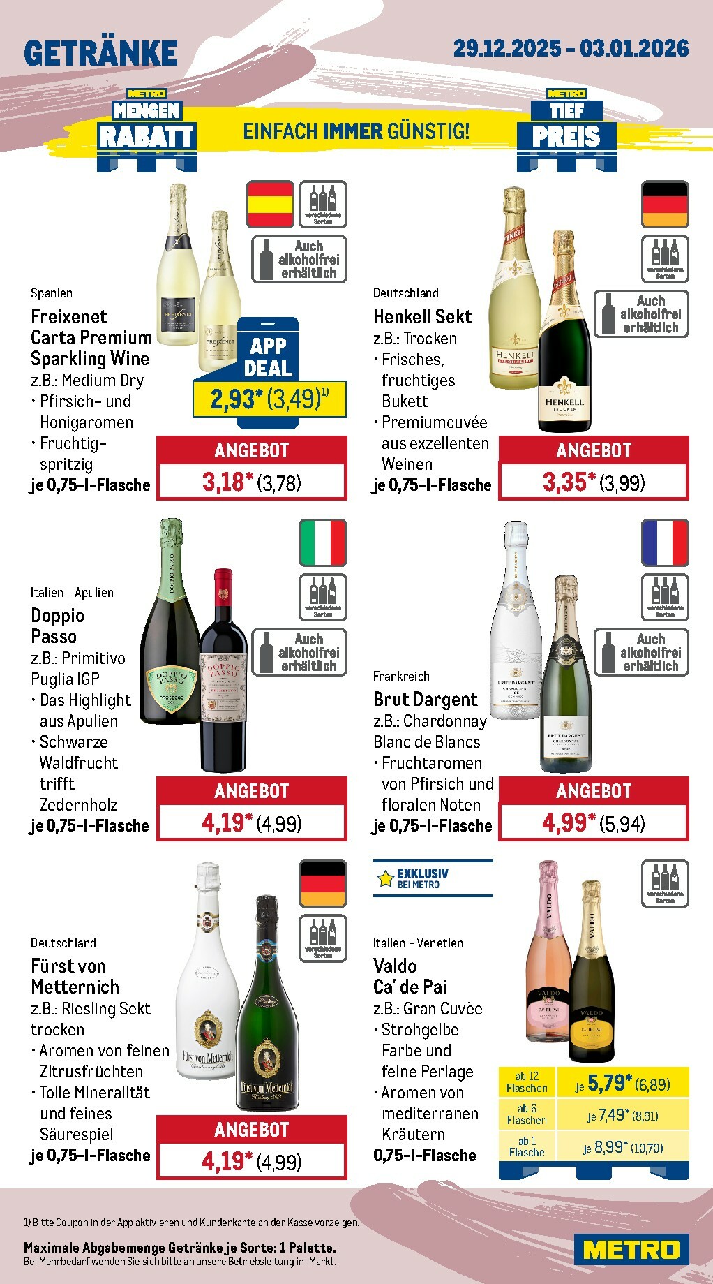 metro - Metro - Wochen-Angebote-Prospekt gültig vom 29.12. bis 03.01. - page: 15