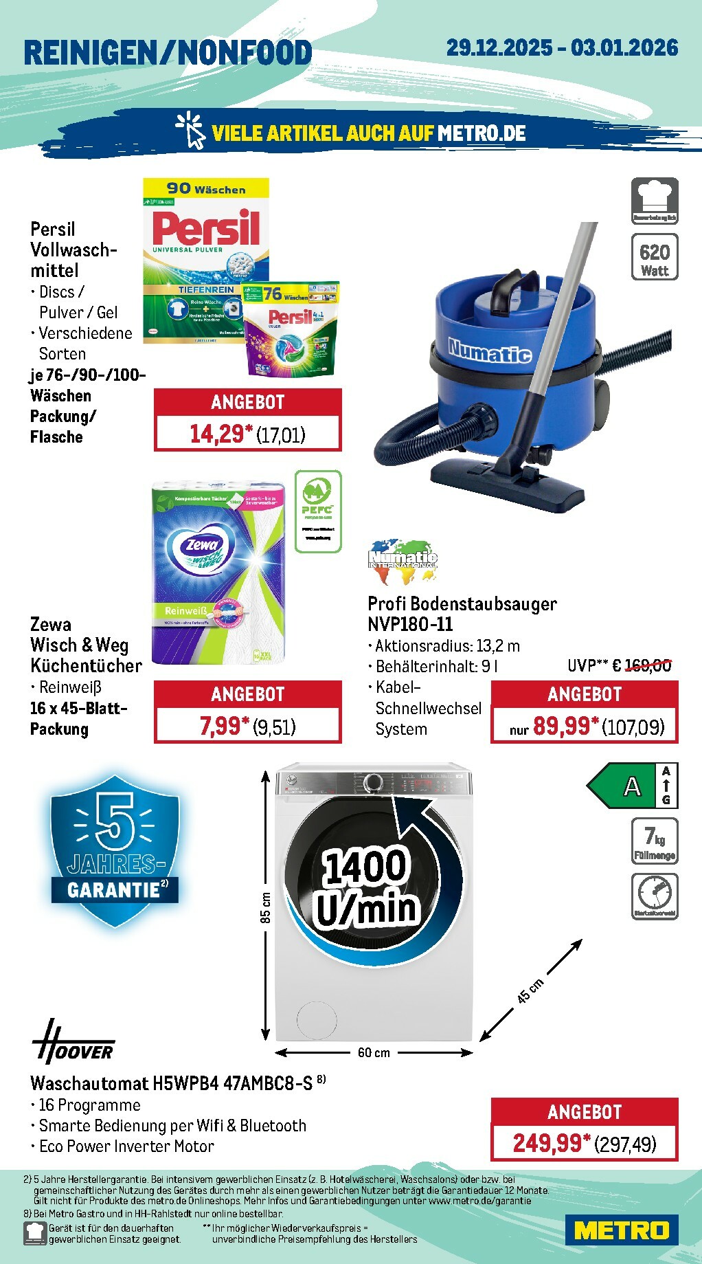 metro - Metro - Wochen-Angebote Gastro-Prospekt gültig vom 29.12. bis 03.01. - page: 16