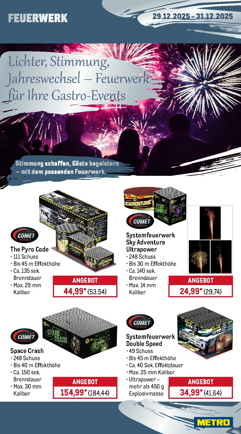 metro - Metro - Wochen-Angebote Gastro-Prospekt gültig vom 29.12. bis 03.01. - page: 20