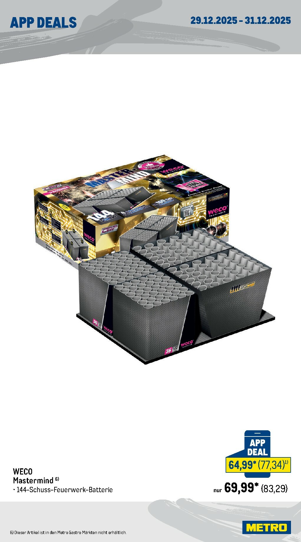 metro - Metro - App-Deals-Prospekt gültig vom 29.12. bis 03.01. - page: 3