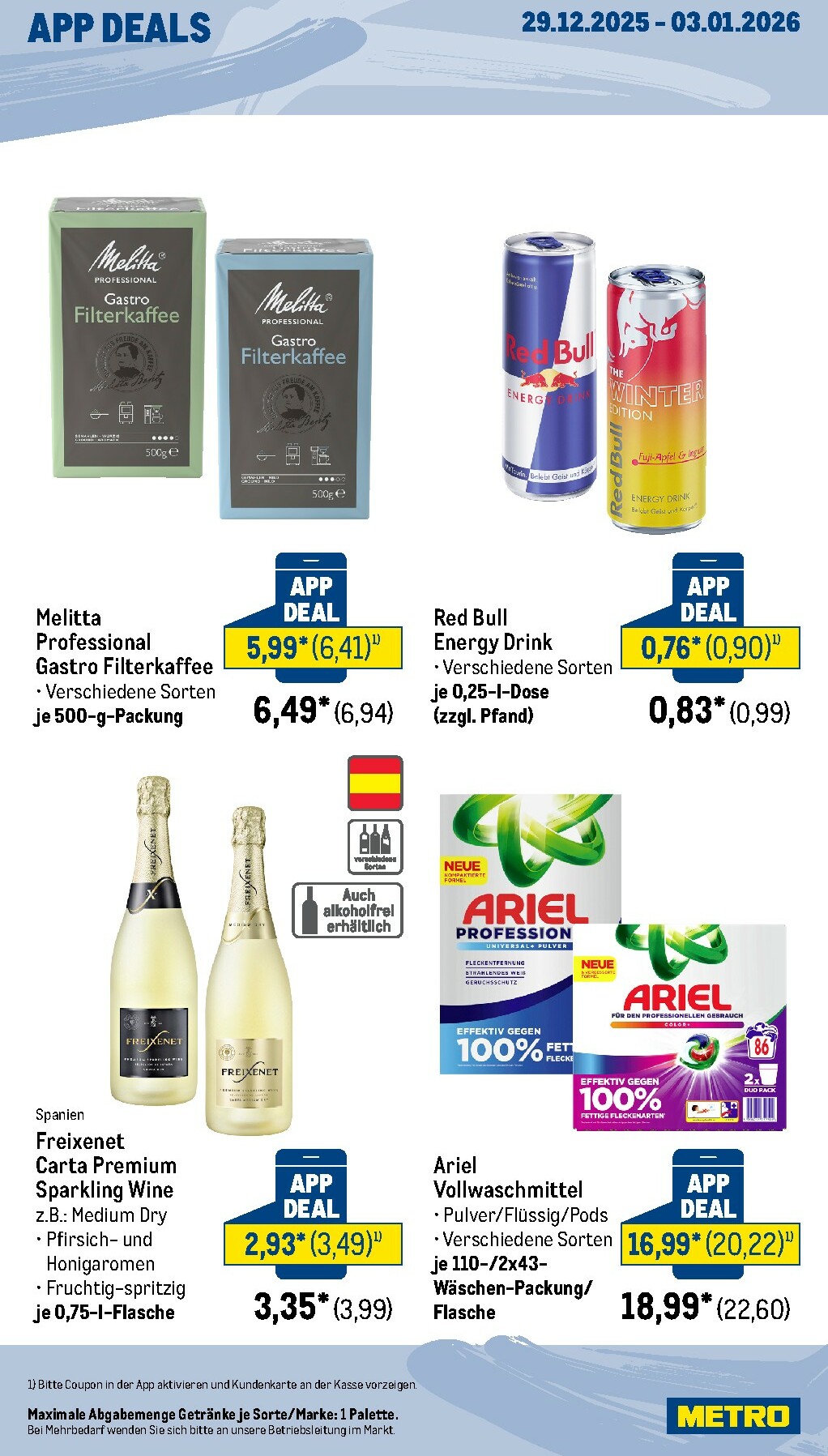 metro - Metro - App-Deals-Prospekt gültig vom 29.12. bis 03.01. - page: 2