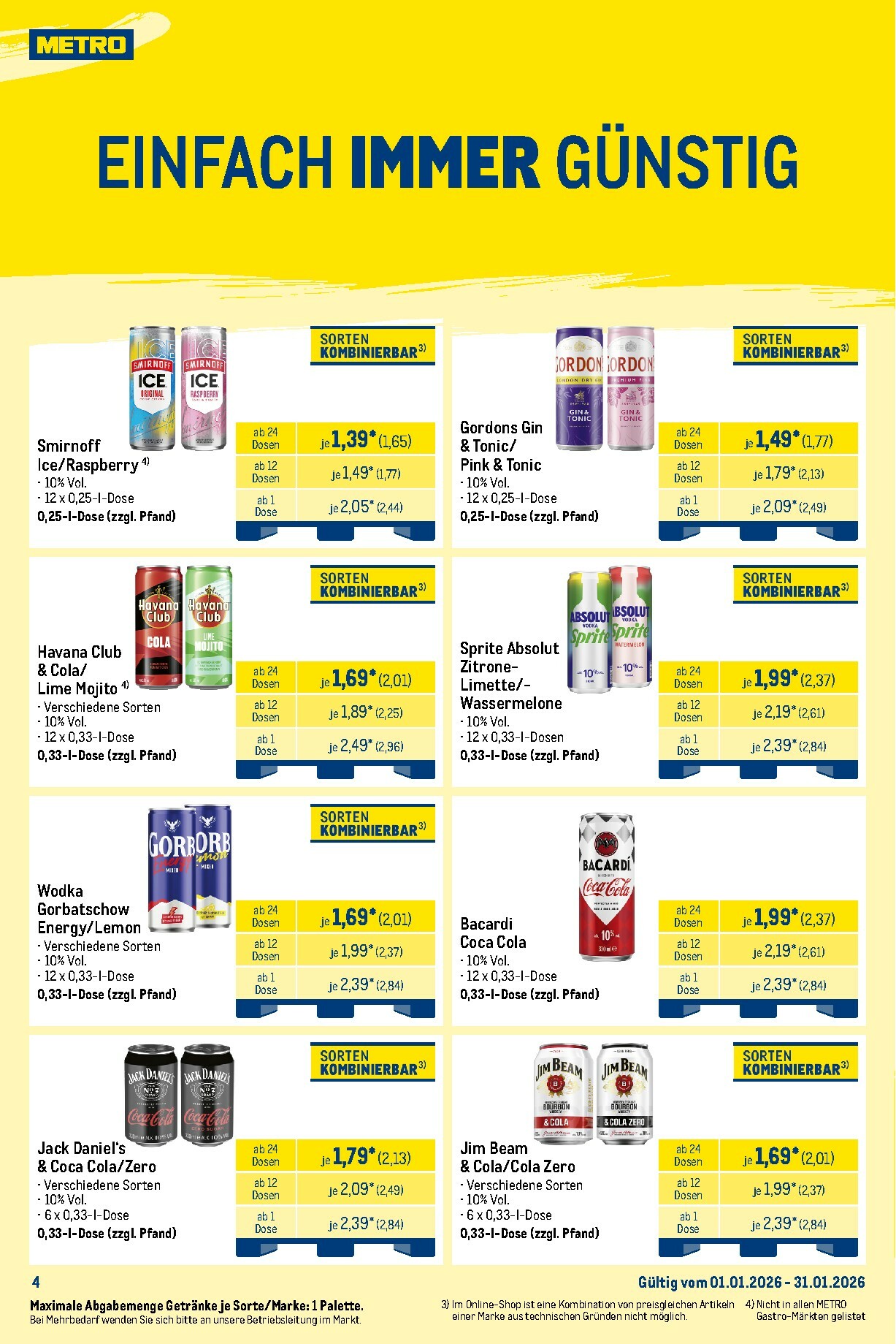 metro - Metro - Monats-Mix-Prospekt gültig vom 01.01. bis 31.01. - page: 4