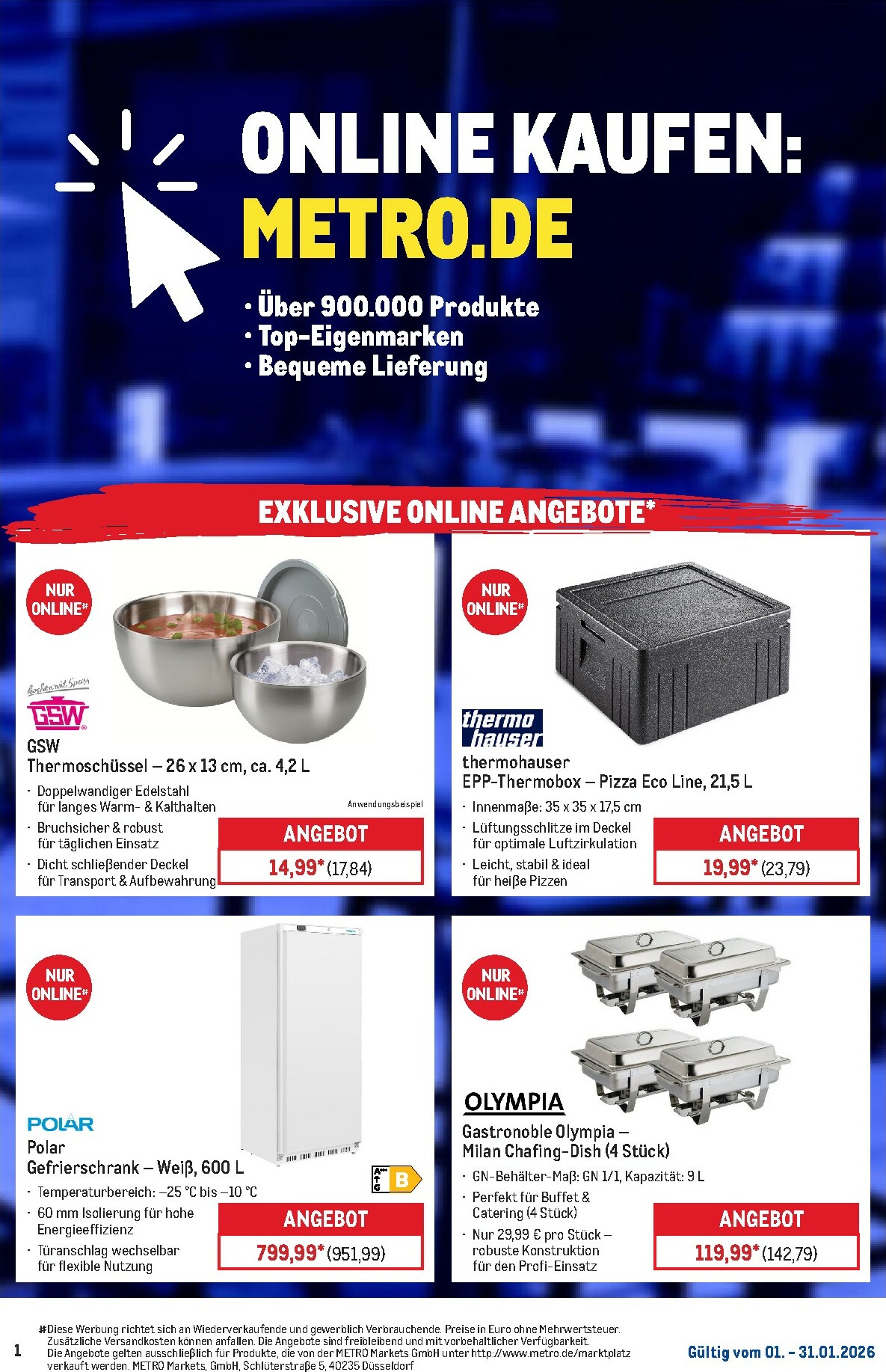 metro - Metro - Monats-Menü-Prospekt gültig vom 01.01. bis 31.01. - page: 20