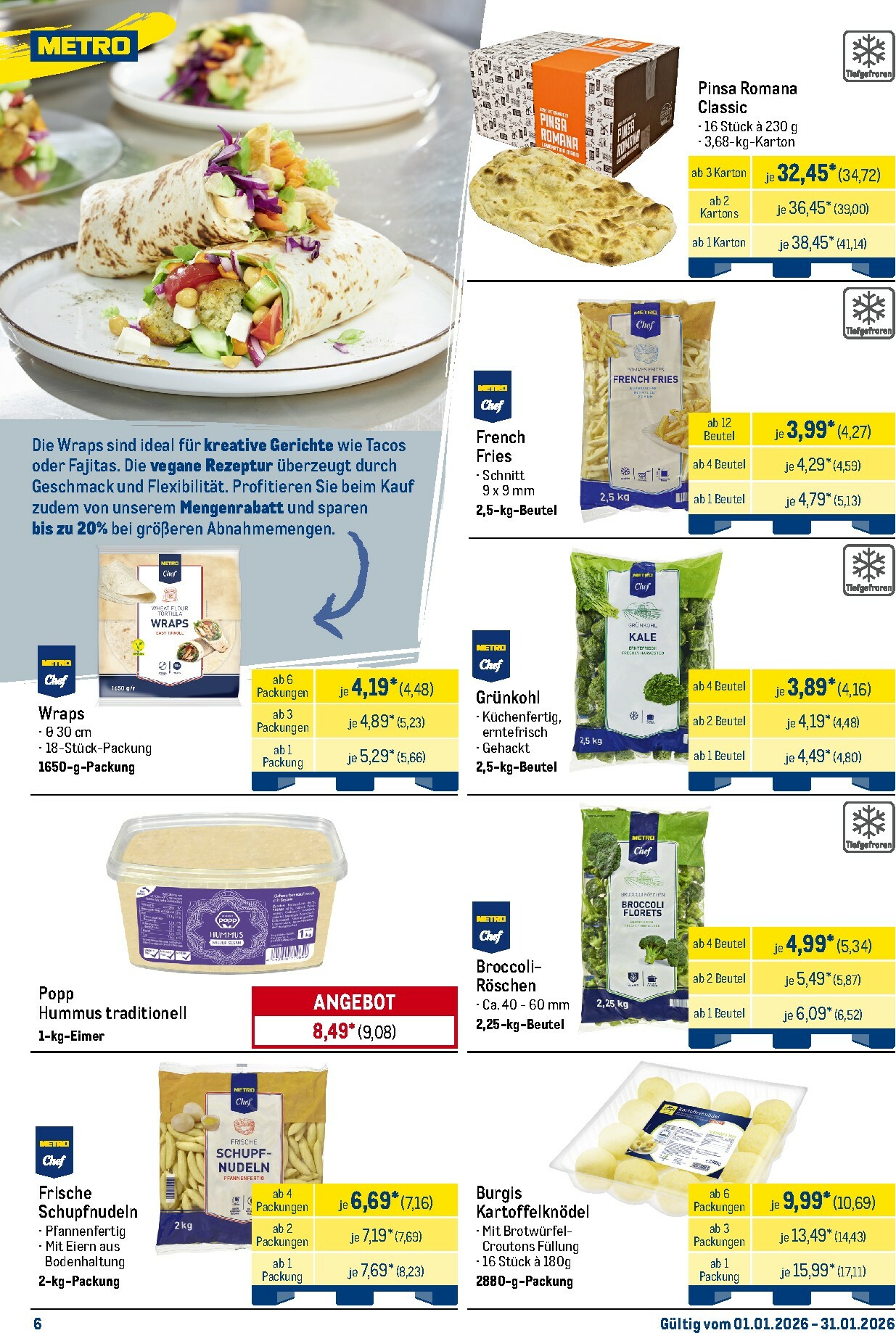 metro - Metro - Monats-Menü-Prospekt gültig vom 01.01. bis 31.01. - page: 6