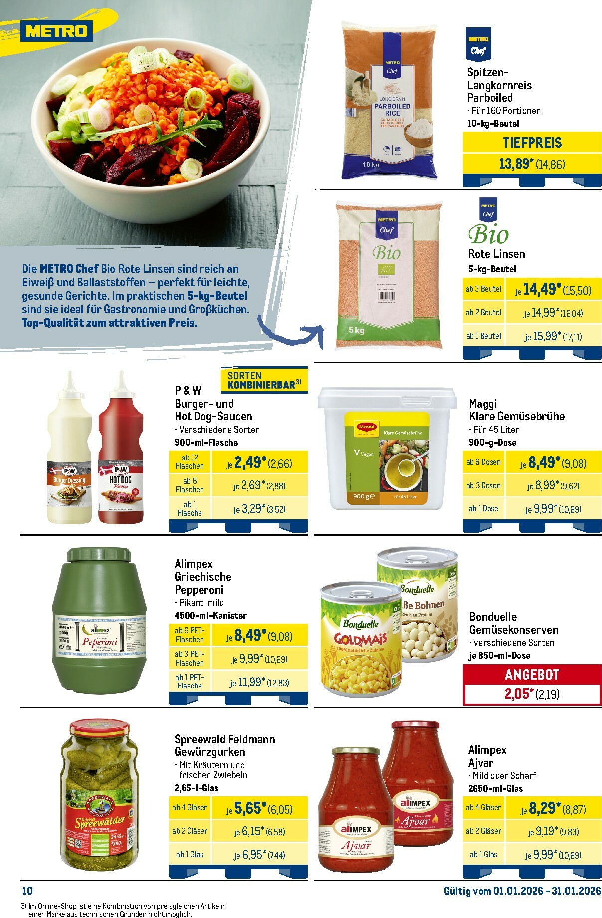 metro - Metro - Monats-Menü-Prospekt gültig vom 01.01. bis 31.01. - page: 10