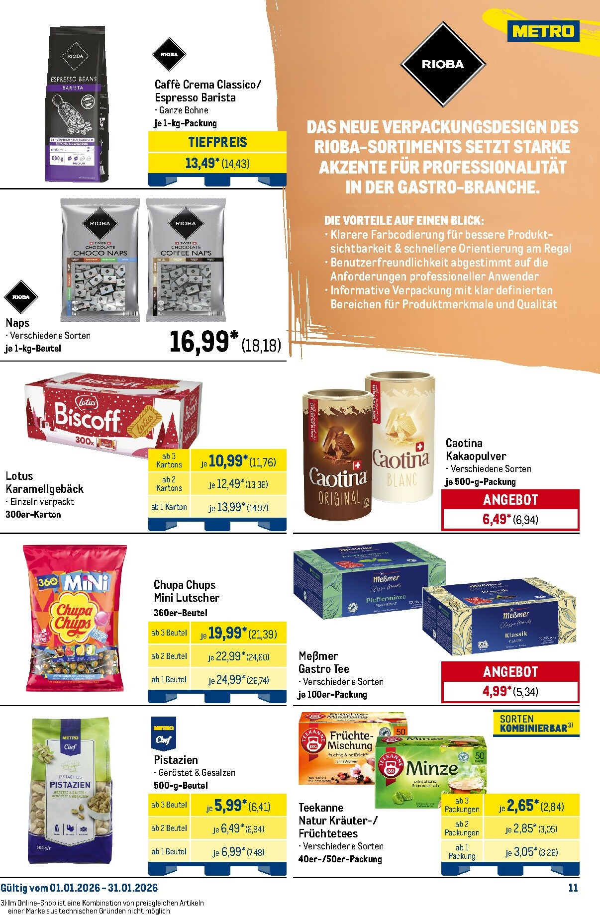 metro - Metro - Monats-Menü-Prospekt gültig vom 01.01. bis 31.01. - page: 11