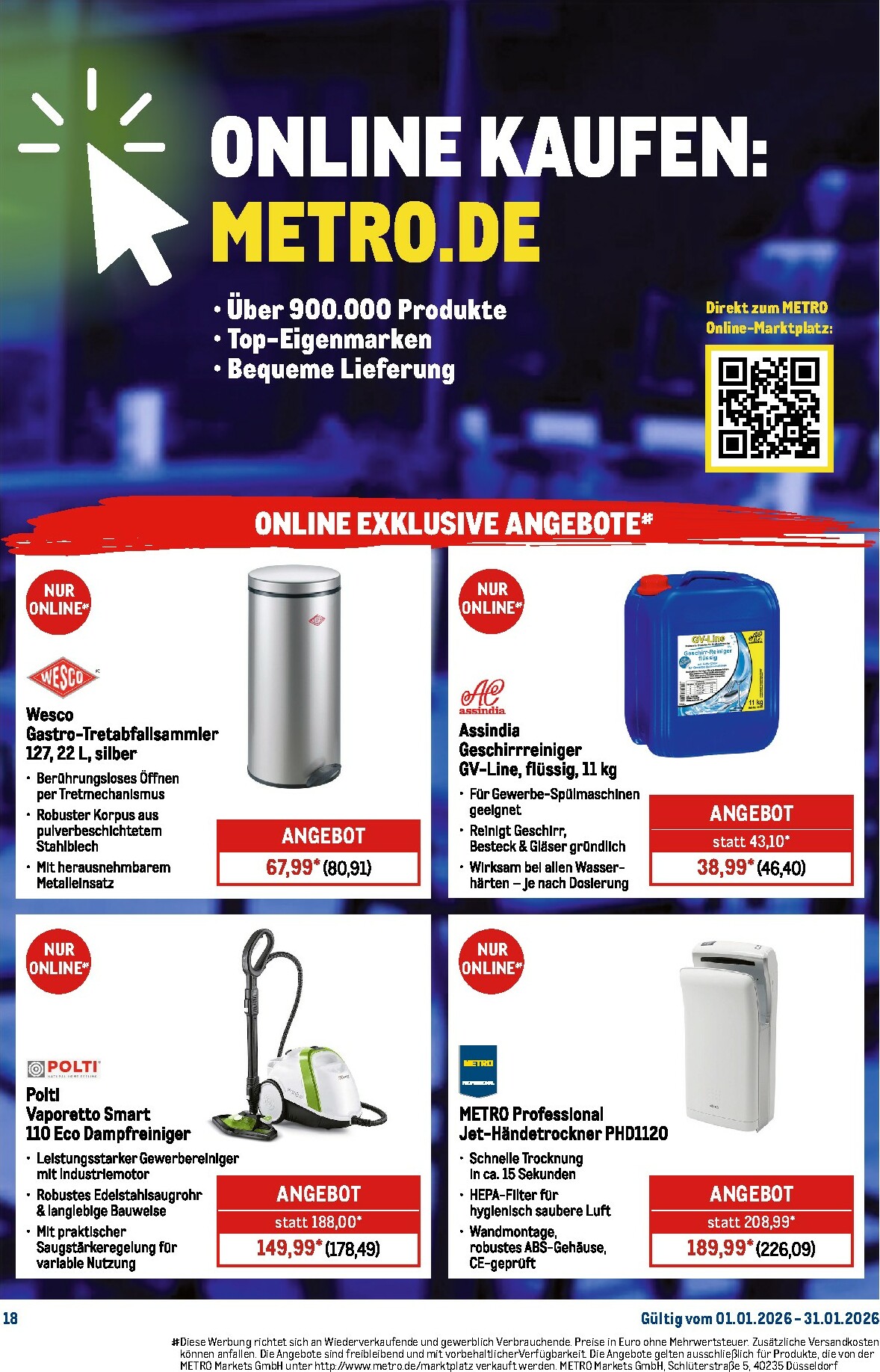 metro - Metro - Monats-Menü-Prospekt gültig vom 01.01. bis 31.01. - page: 18