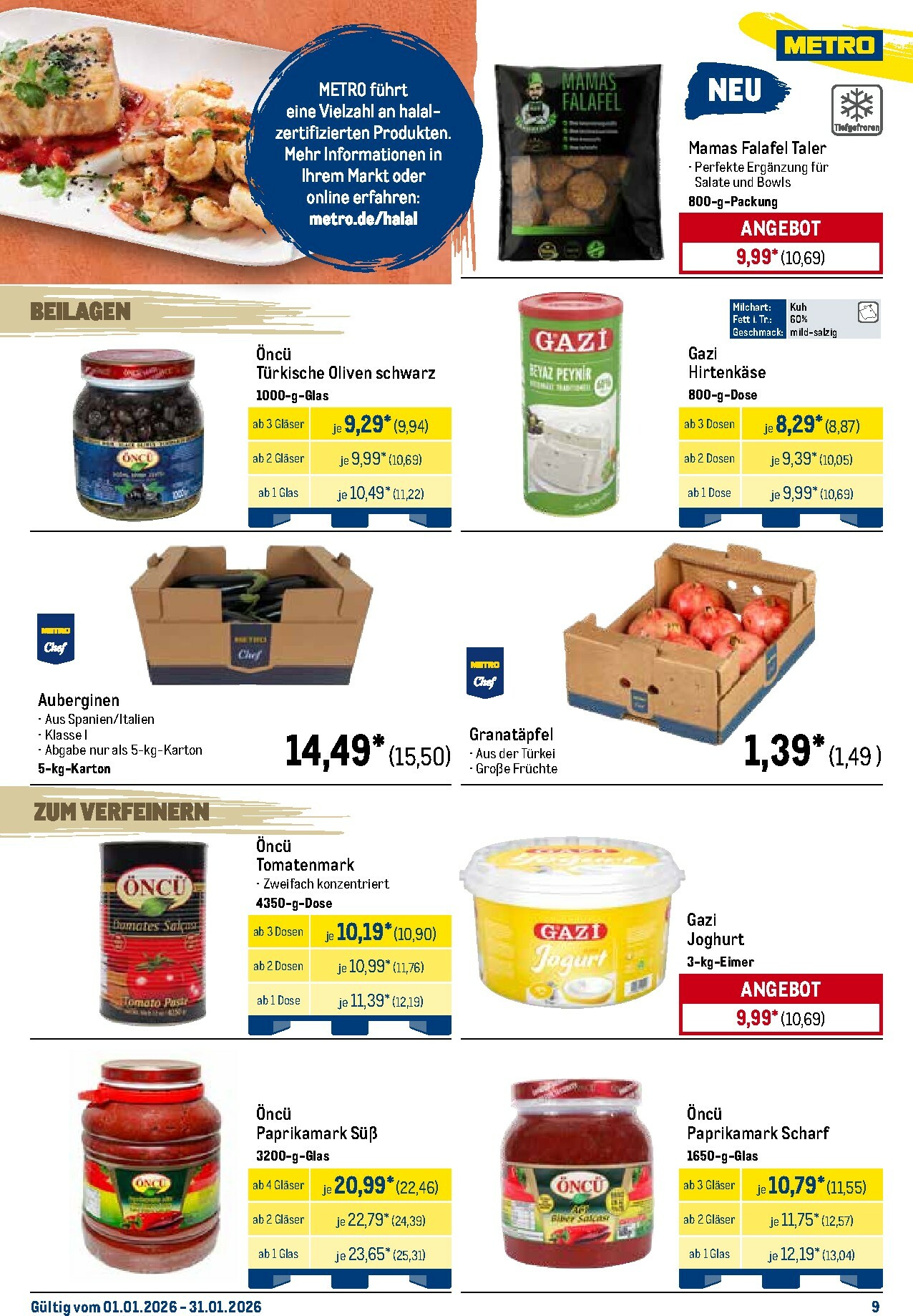 metro - Metro - Monats-Menü-Prospekt gültig vom 01.01. bis 31.01. - page: 9