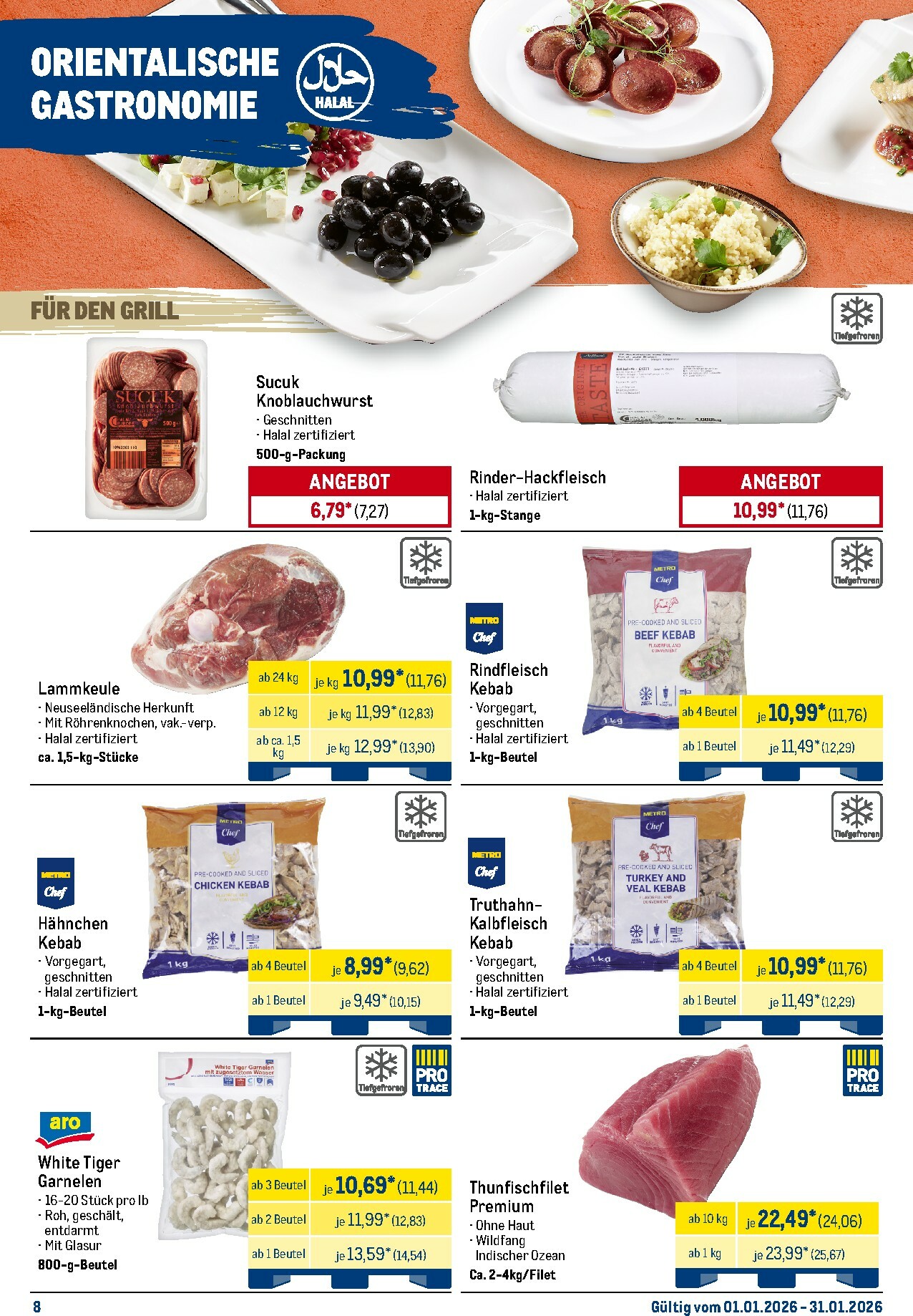 metro - Metro - Monats-Menü-Prospekt gültig vom 01.01. bis 31.01. - page: 8