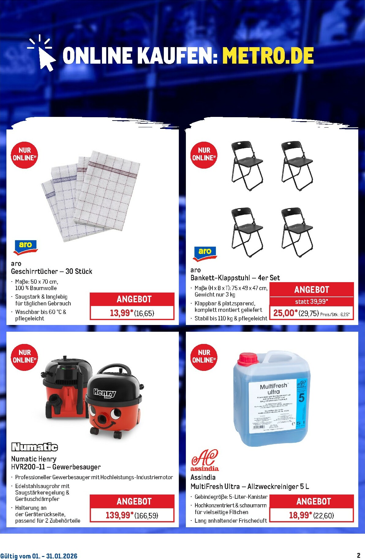 metro - Metro - Monats-Menü-Prospekt gültig vom 01.01. bis 31.01. - page: 21