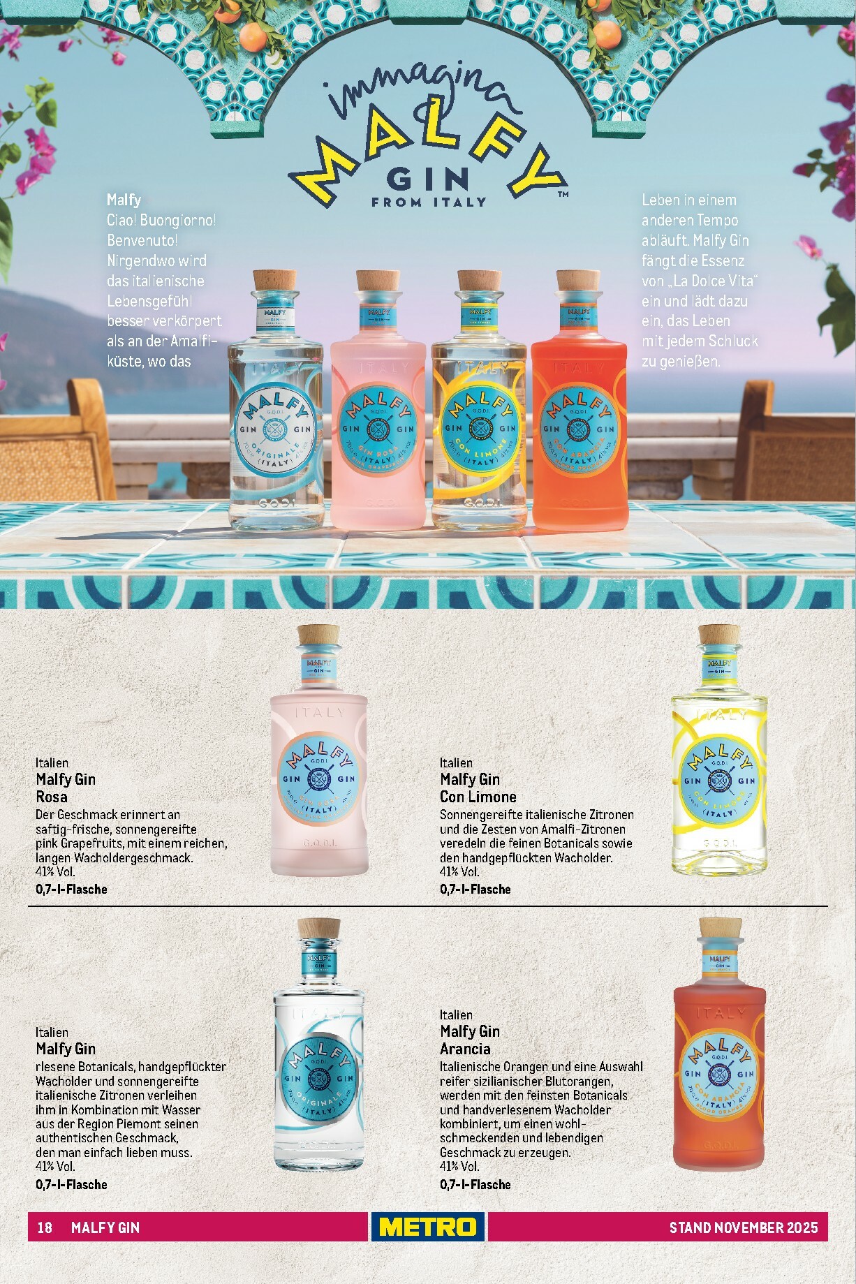 metro - Metro - Spirituosen Sortiment-Prospekt gültig vom 01.11. bis 31.08. - page: 18