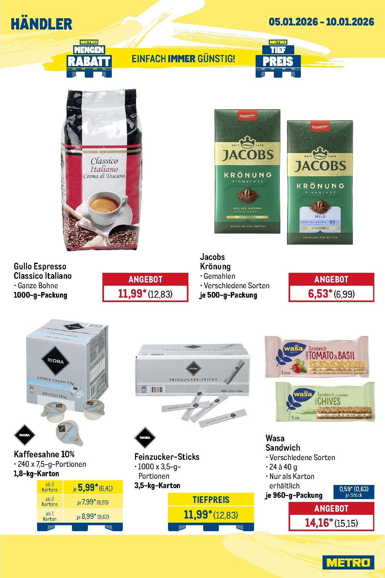 metro - Metro - Wochen-Angebote Händler-Prospekt gültig vom 05.01. bis 10.01. - page: 7