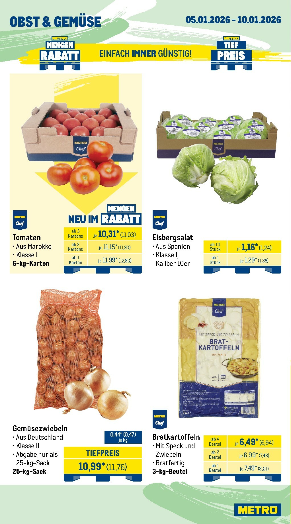 metro - Metro - Wochen-Angebote Gastro-Prospekt gültig vom 05.01. bis 10.01. - page: 8