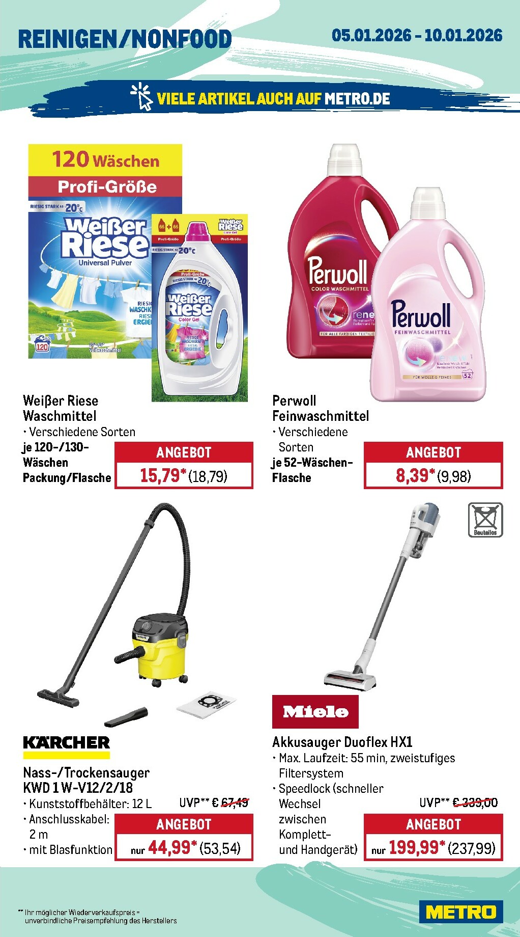 metro - Metro - Wochen-Angebote-Prospekt gültig vom 05.01. bis 10.01. - page: 17