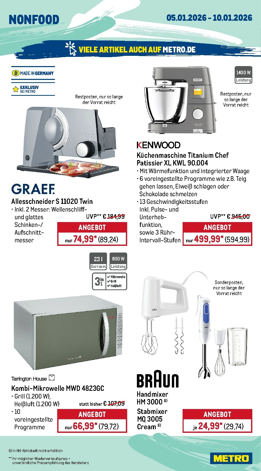 metro - Metro - Wochen-Angebote-Prospekt gültig vom 05.01. bis 10.01. - page: 20